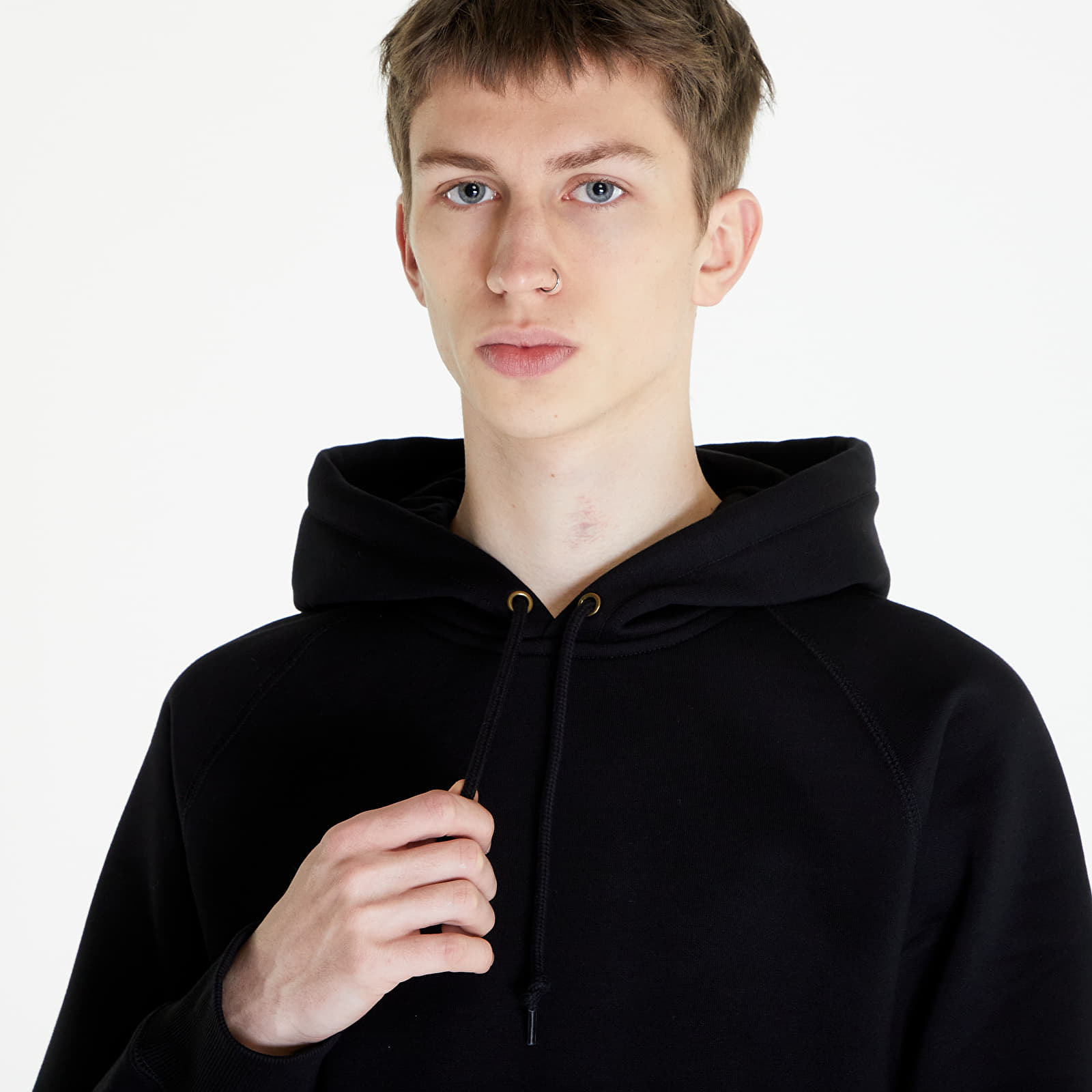 Kapuutsikud ja kampsunid Carhartt WIP Hooded Chase Sweat UNISEX Black/ Gold
