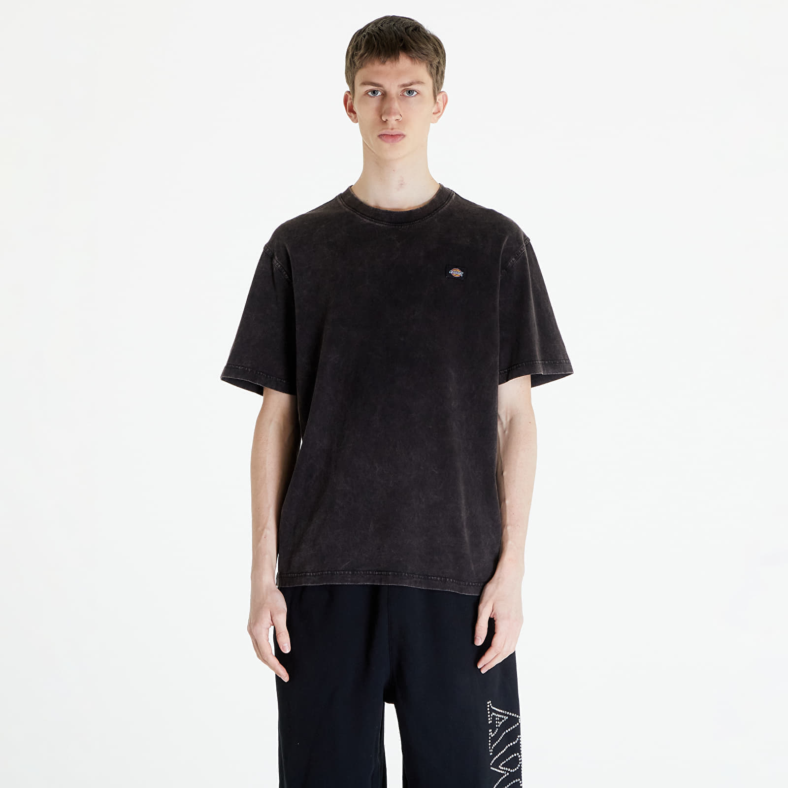 Тениски Dickies Newington Short Sleeve T-Shirt Double Dye/ Acid Wash Black