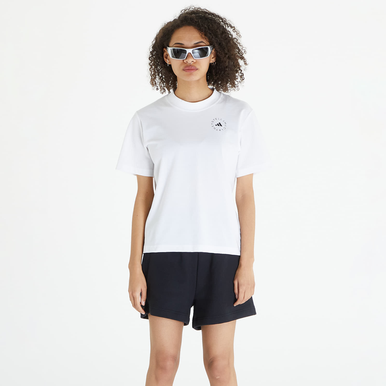 Levně adidas by Stella McCartney TrueCasuals Regular Sportswear T-Shirt White