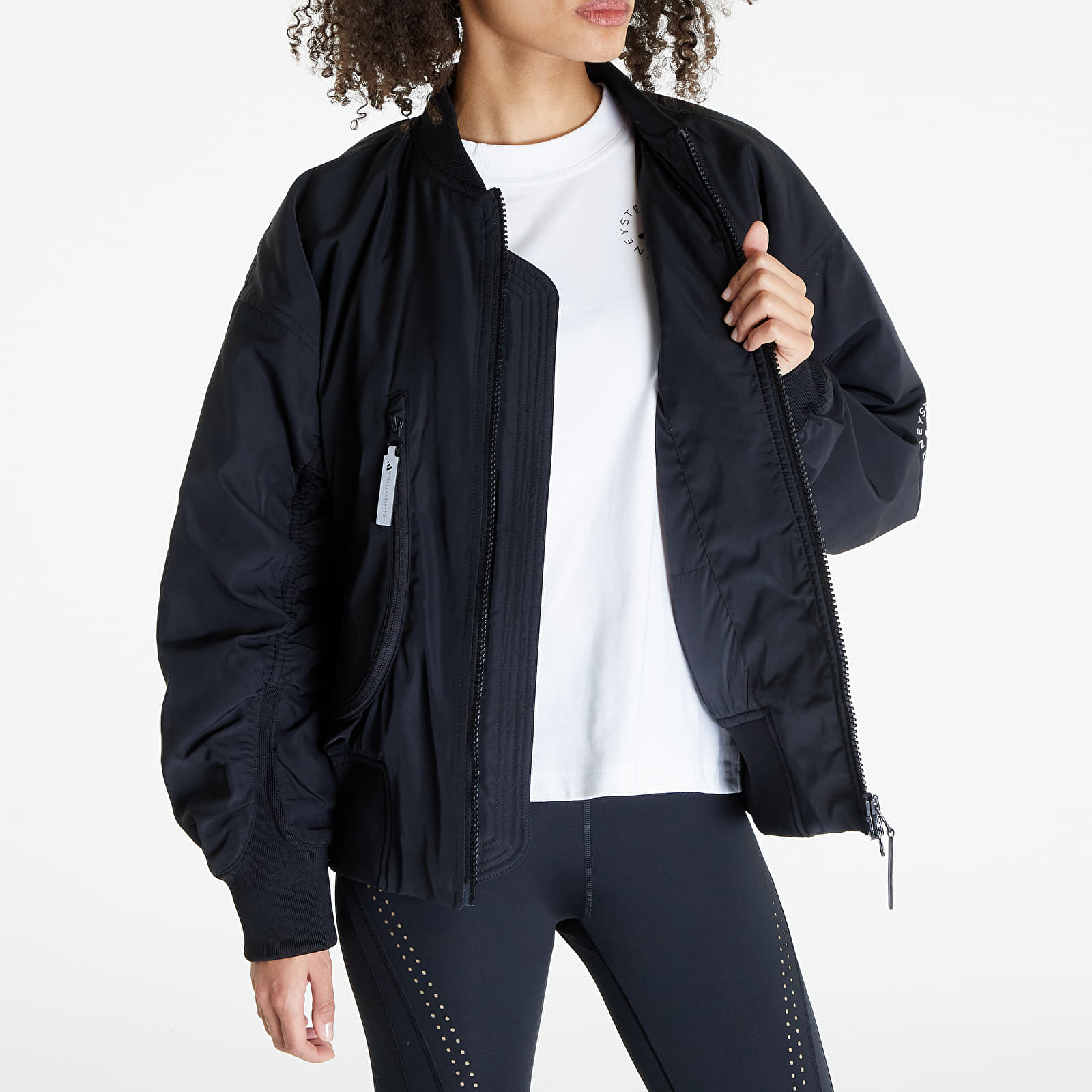 Stella mccartney bomber jacket adidas hot sale