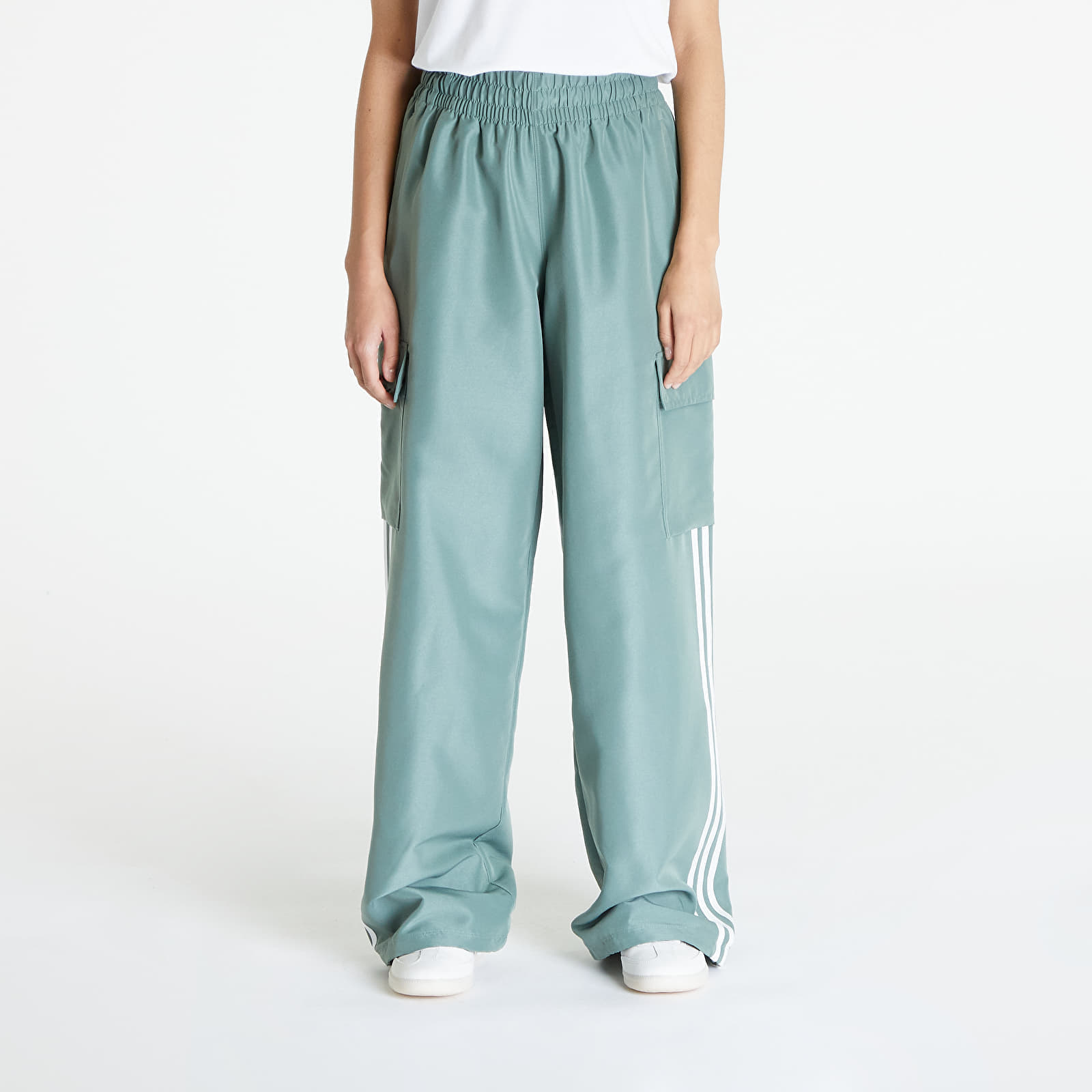 Levně adidas Originals Adicolor 3-Stripes Cargo Pants Trace Green