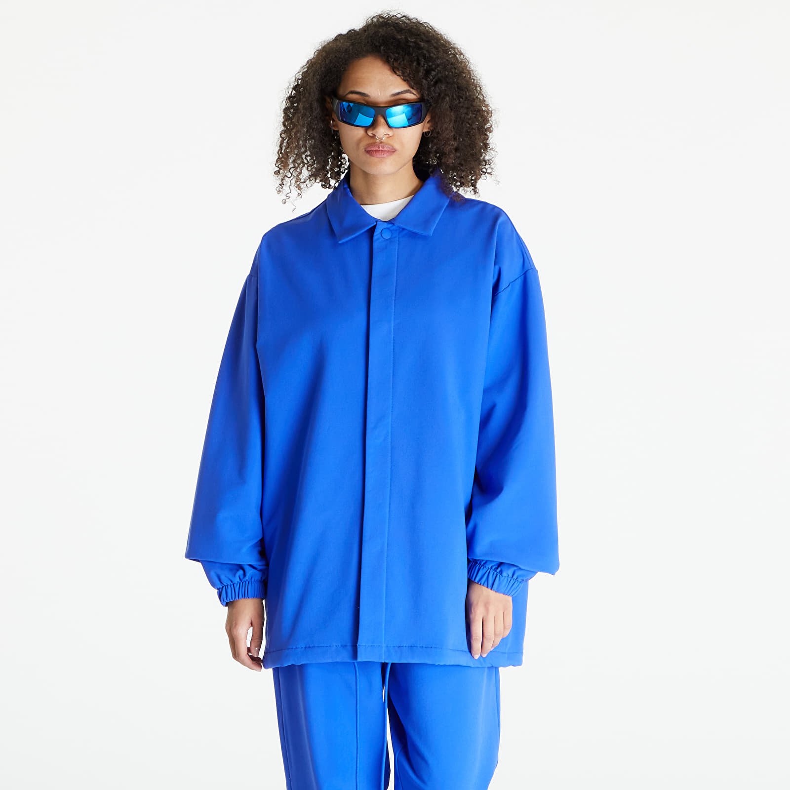 Kabátok adidas Adicolor Basketball Jacket UNISEX Lucid Blue