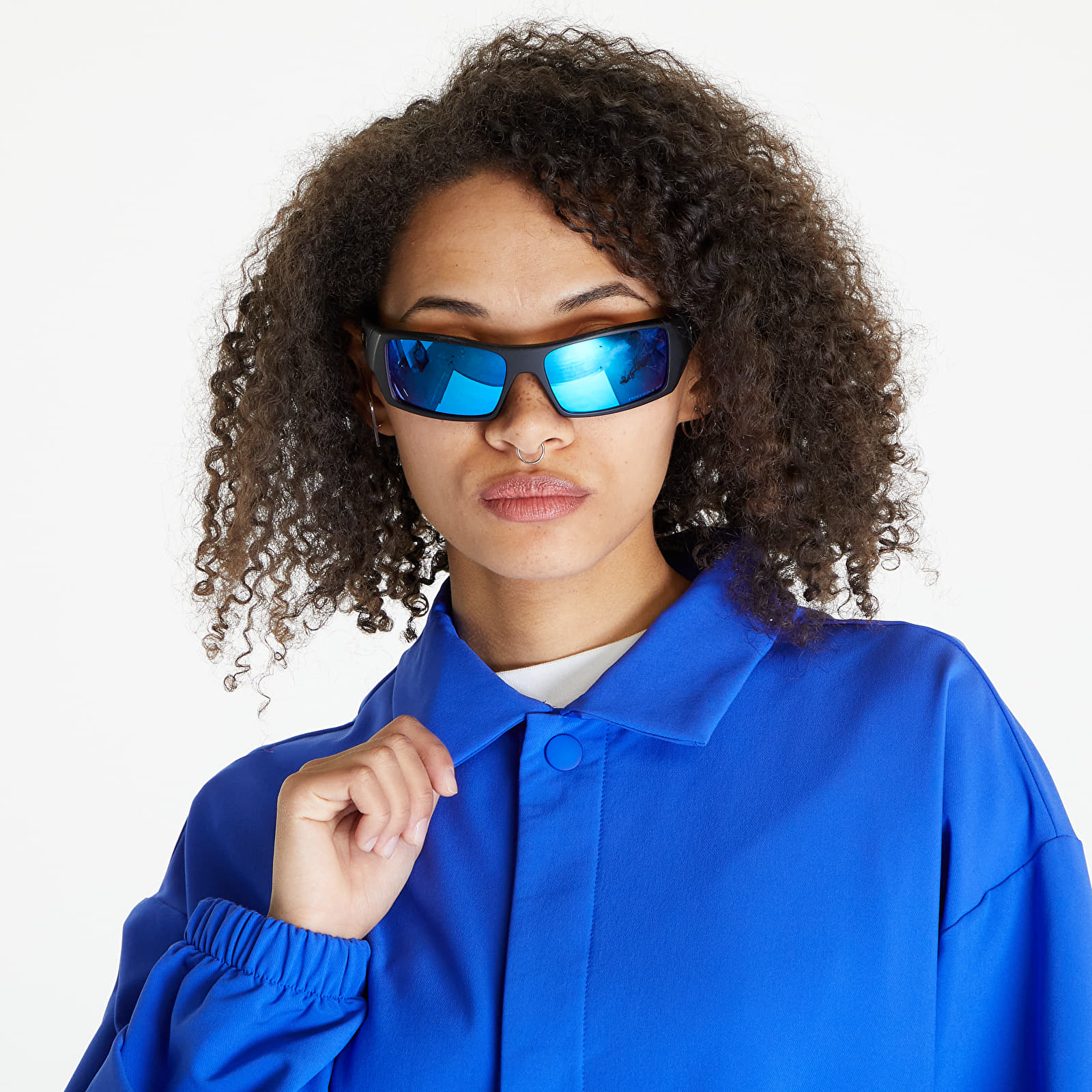 Kabátok adidas Adicolor Basketball Jacket UNISEX Lucid Blue