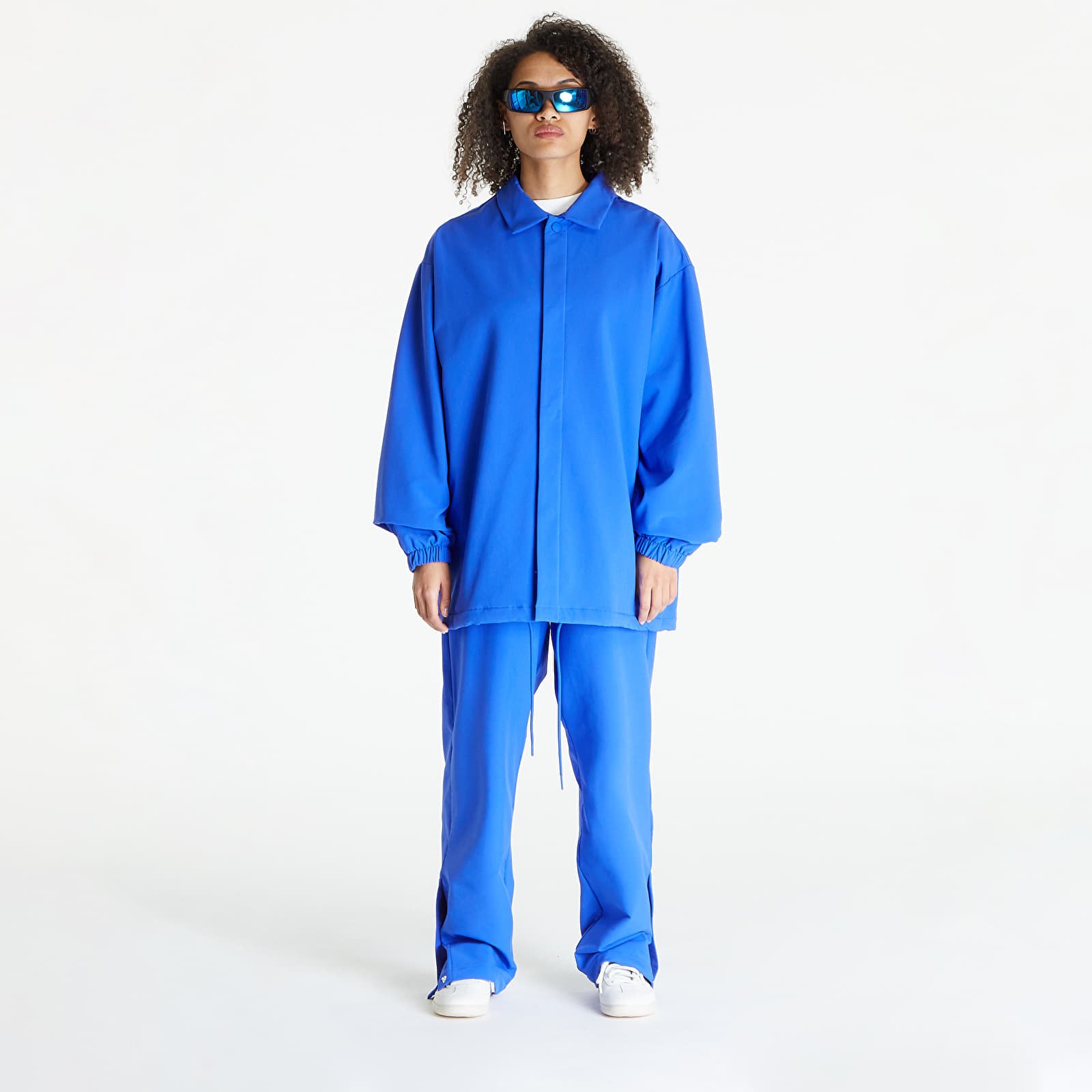 Kabátok adidas Adicolor Basketball Jacket UNISEX Lucid Blue