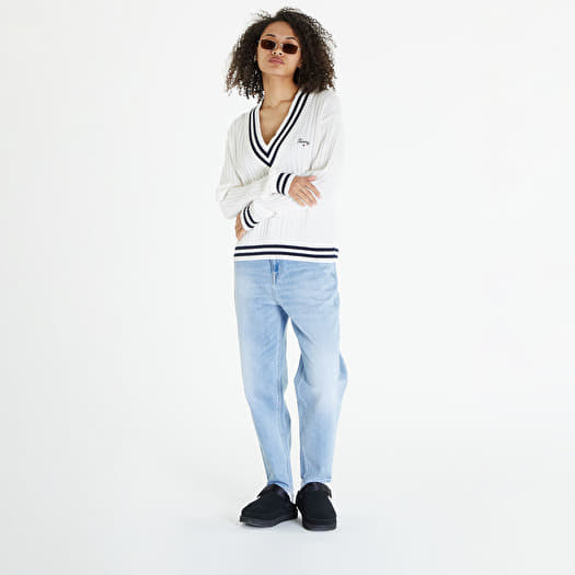 Tommy jeans white sweater on sale