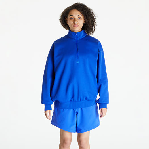 Blue adidas zip hoodie outlet