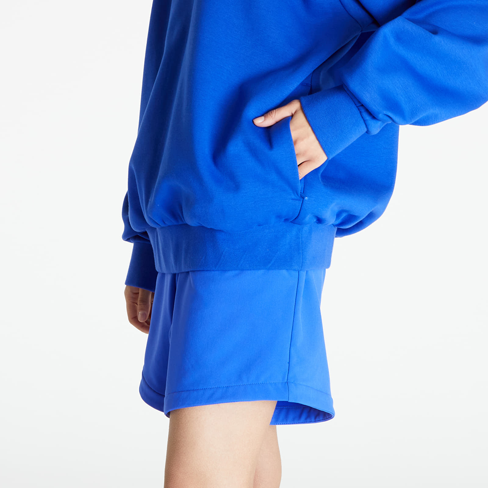 Bluzy adidas Adicolor Basketball 1/2 Zip Hoodie UNISEX Lucid Blue