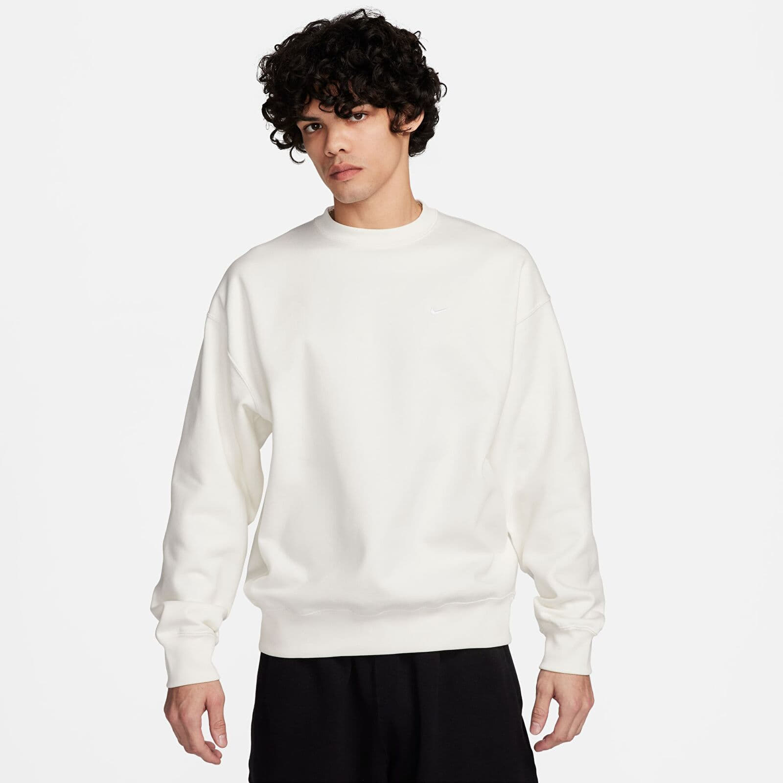 Hoodies and sweatshirts Nike Solo Swoosh Men s Fleece Crew Sail