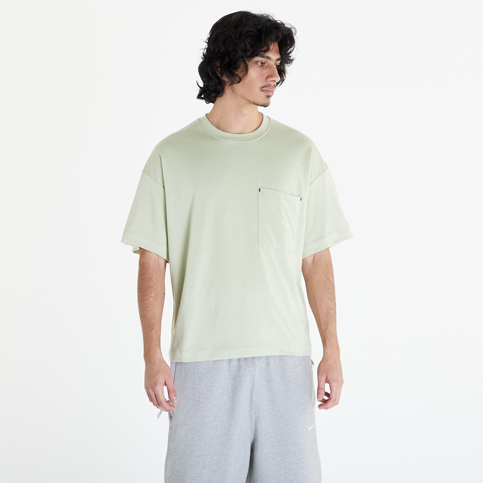Pólók Nike Sportswear Tech Pack Dri-FIT Short-Sleeve T-Shirt Olive Aura/ Black/ Olive Aura