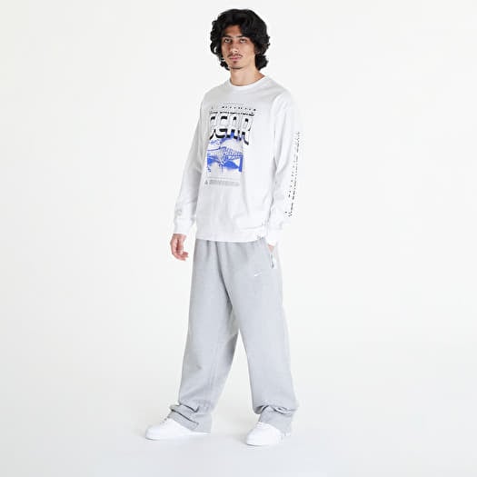 Nike men's club swoosh fleece open hem sweatpants new arrivals