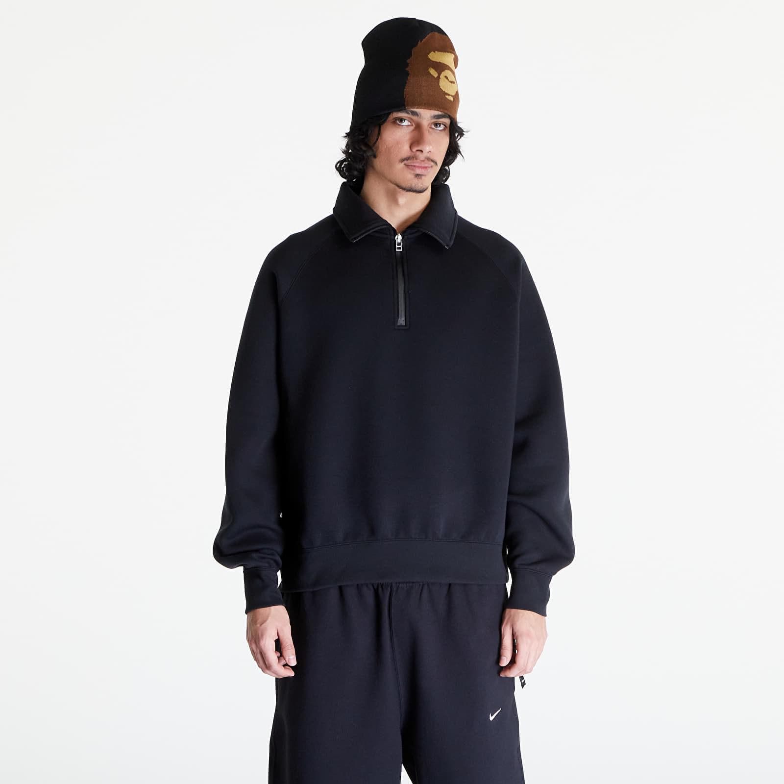 Levně Nike Tech Fleece Men's Reimagined 1/2-Zip Top Black