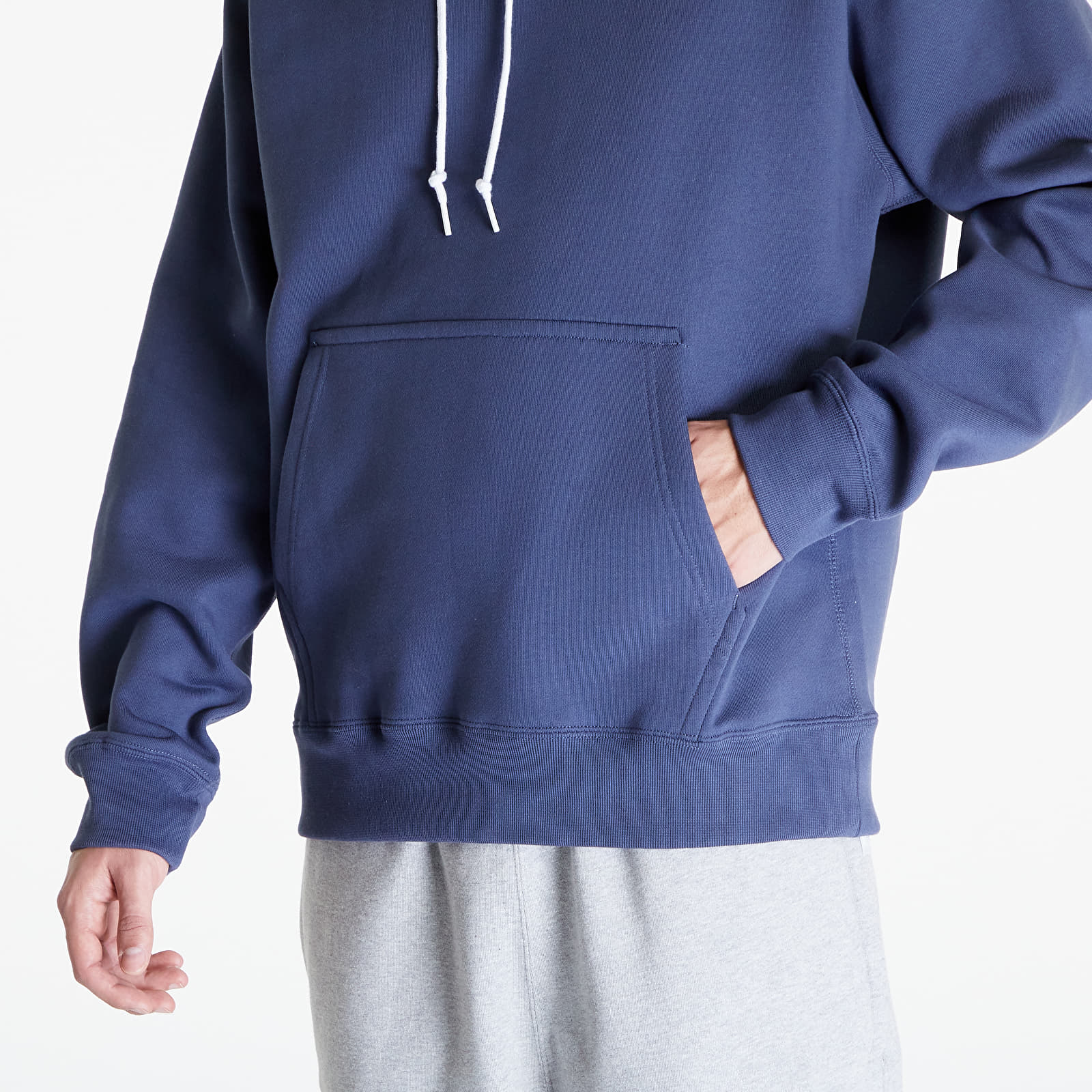 Sudaderas Nike Solo Swoosh Fleece Pullover Hoodie Thunder Blue/ White