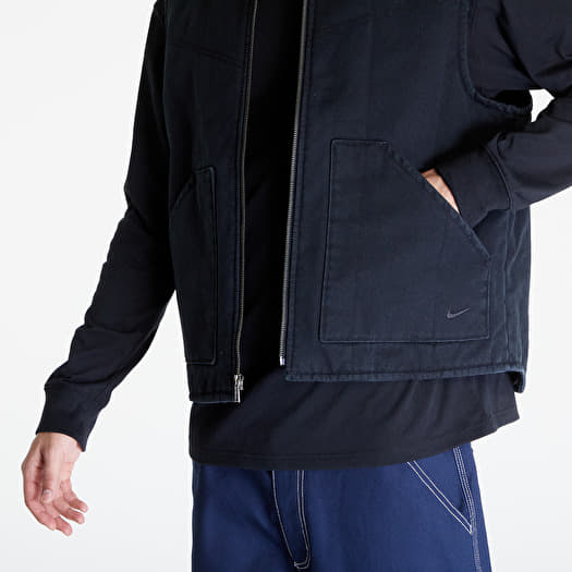 Westen Nike Life Men s Padded Vest Black Black Footshop