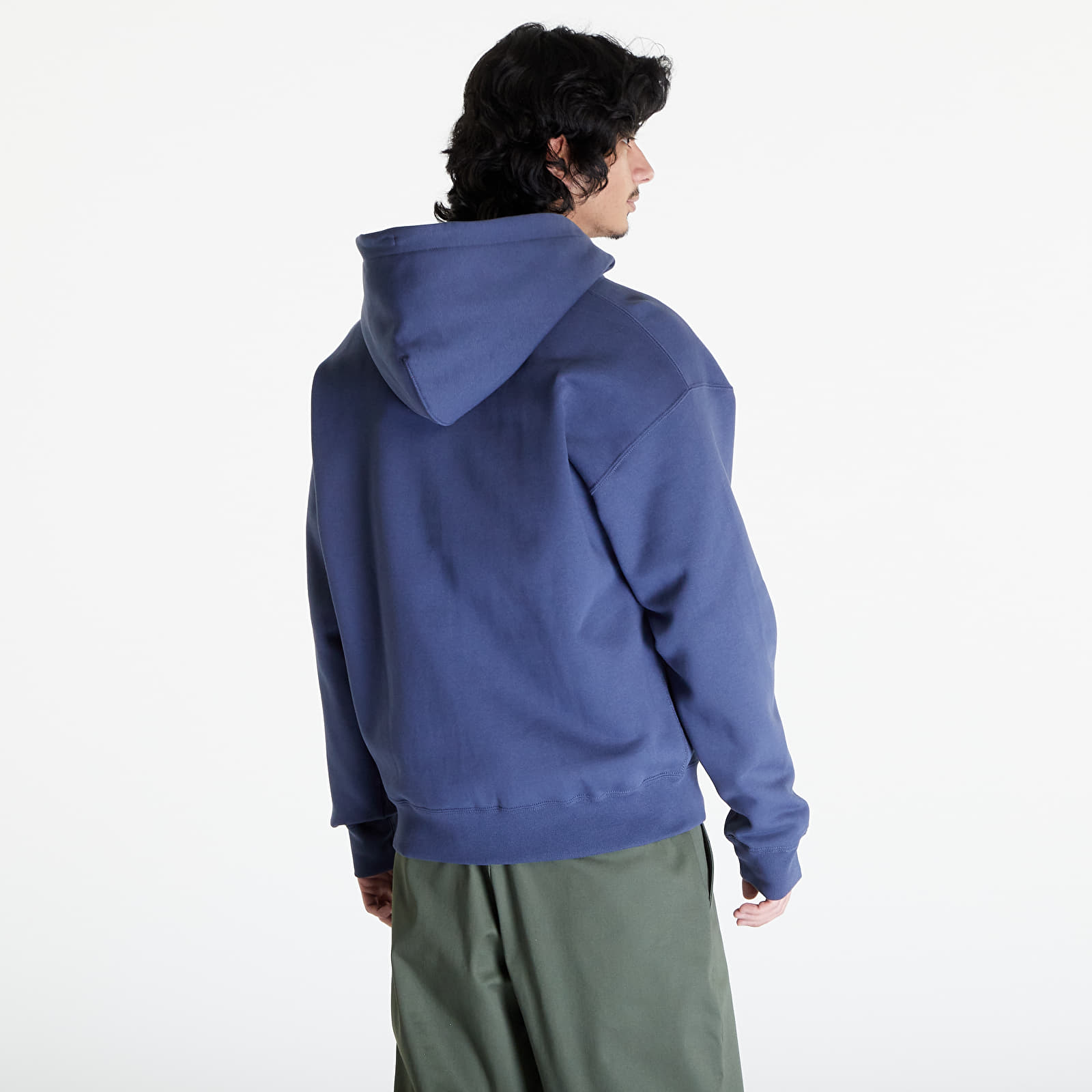 Kapucnis pulóverek és pulcsik Nike Solo Swoosh Men's Full-Zip Hoodie Thunder Blue/ White