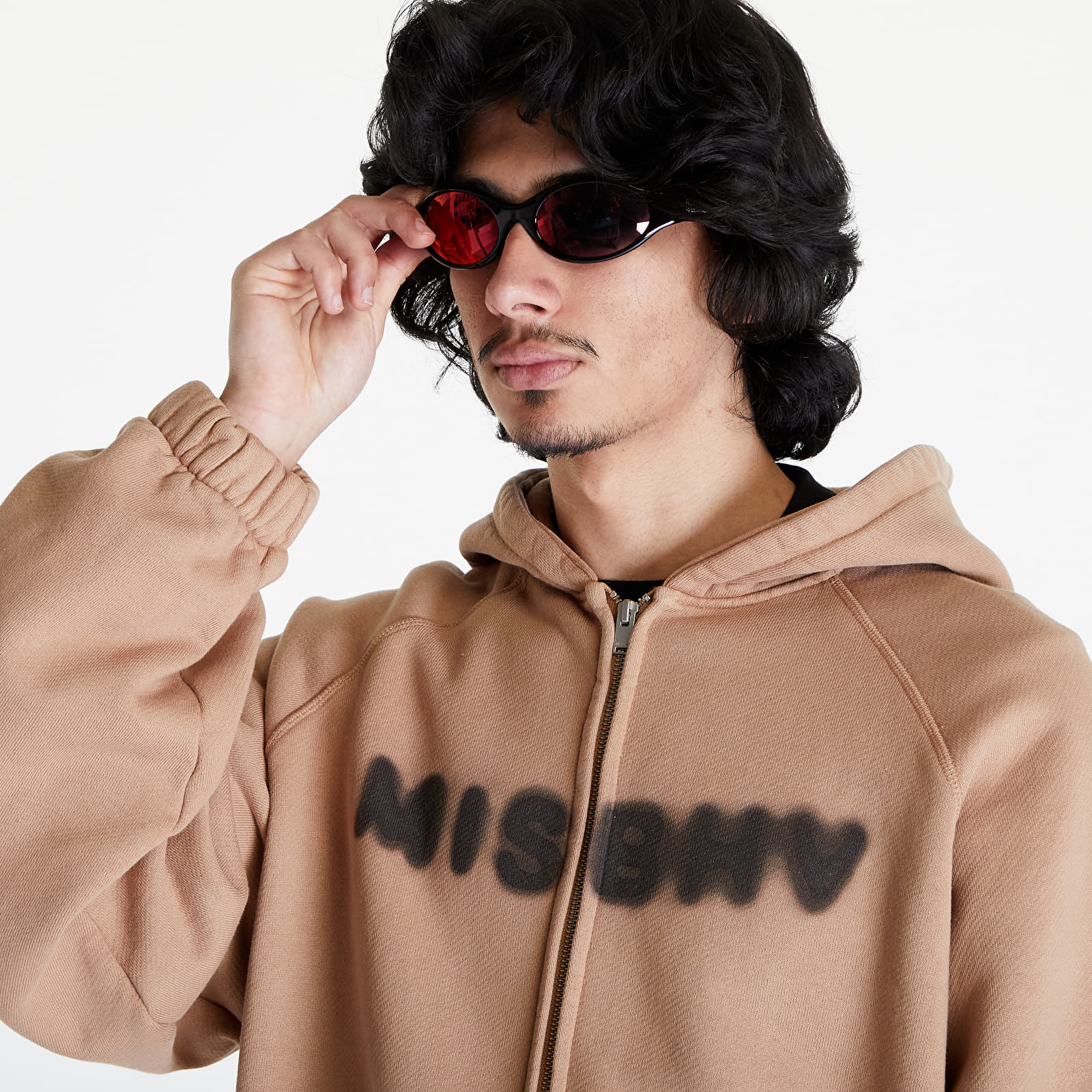 Sudaderas MISBHV Community Zipped Hoodie UNISEX Vintage Brown