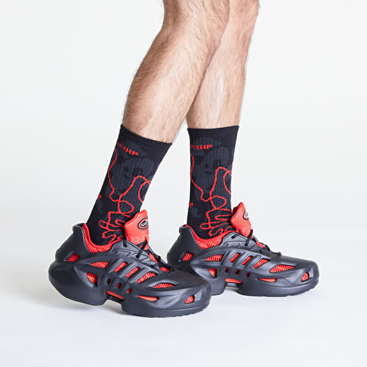 Red nike socks basketball online