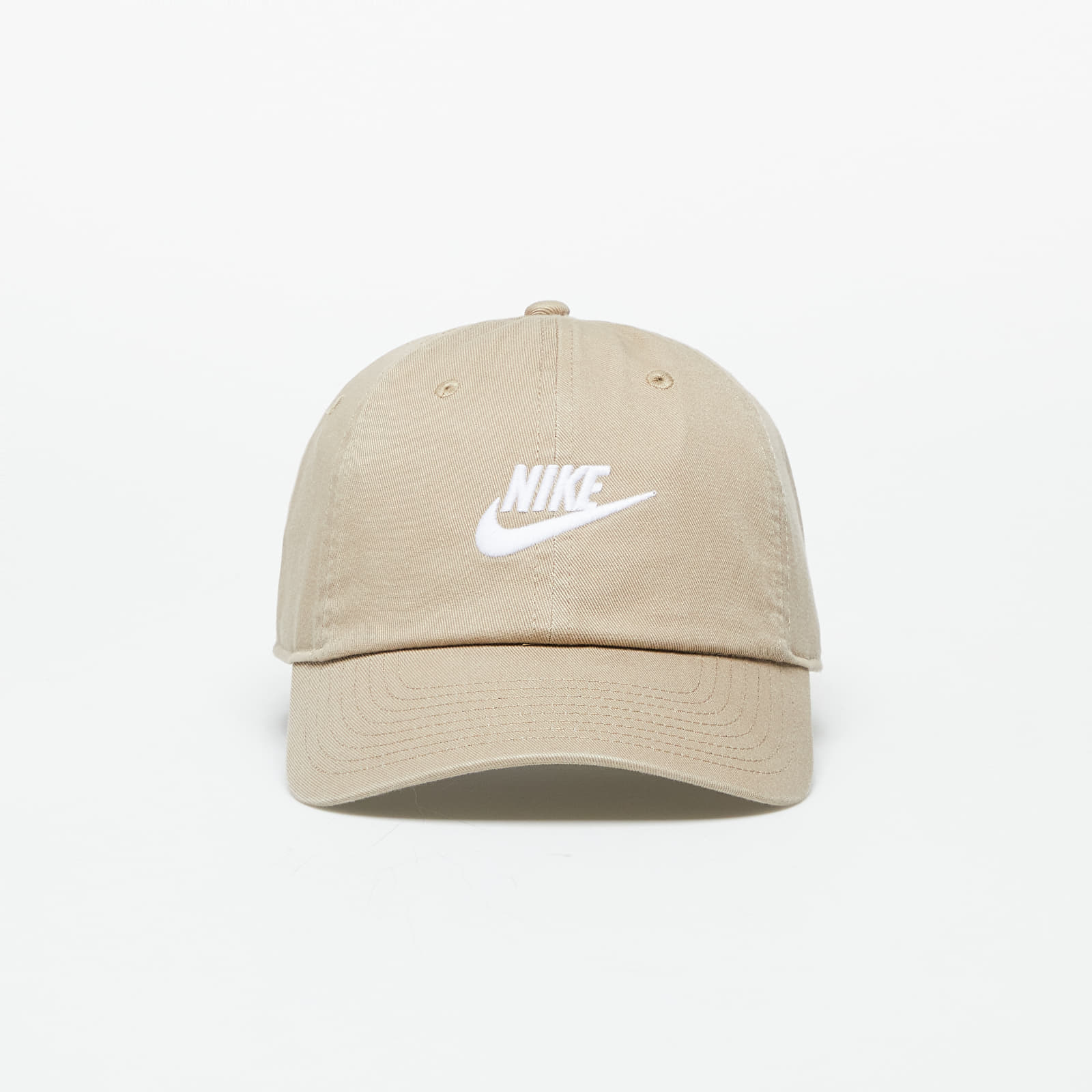 Шапки Nike Club Unstructured Futura Wash Cap Khaki/ White