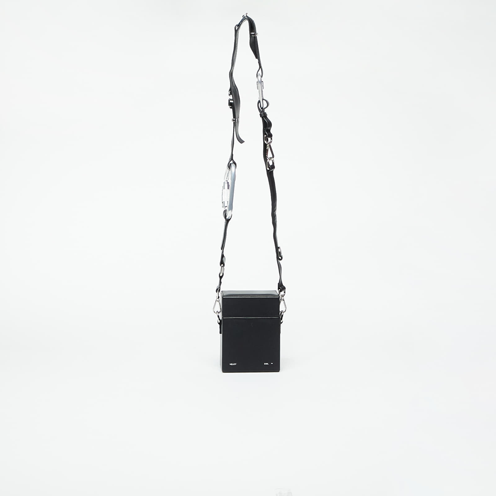 Crossbody чанти HELIOT EMIL Leather Strap Box Bag Black