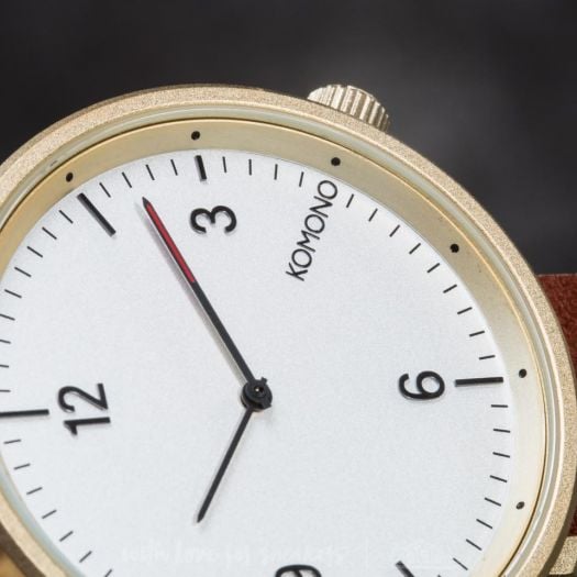 Watches Komono The Magnus II Watch Saddle Brown Footshop