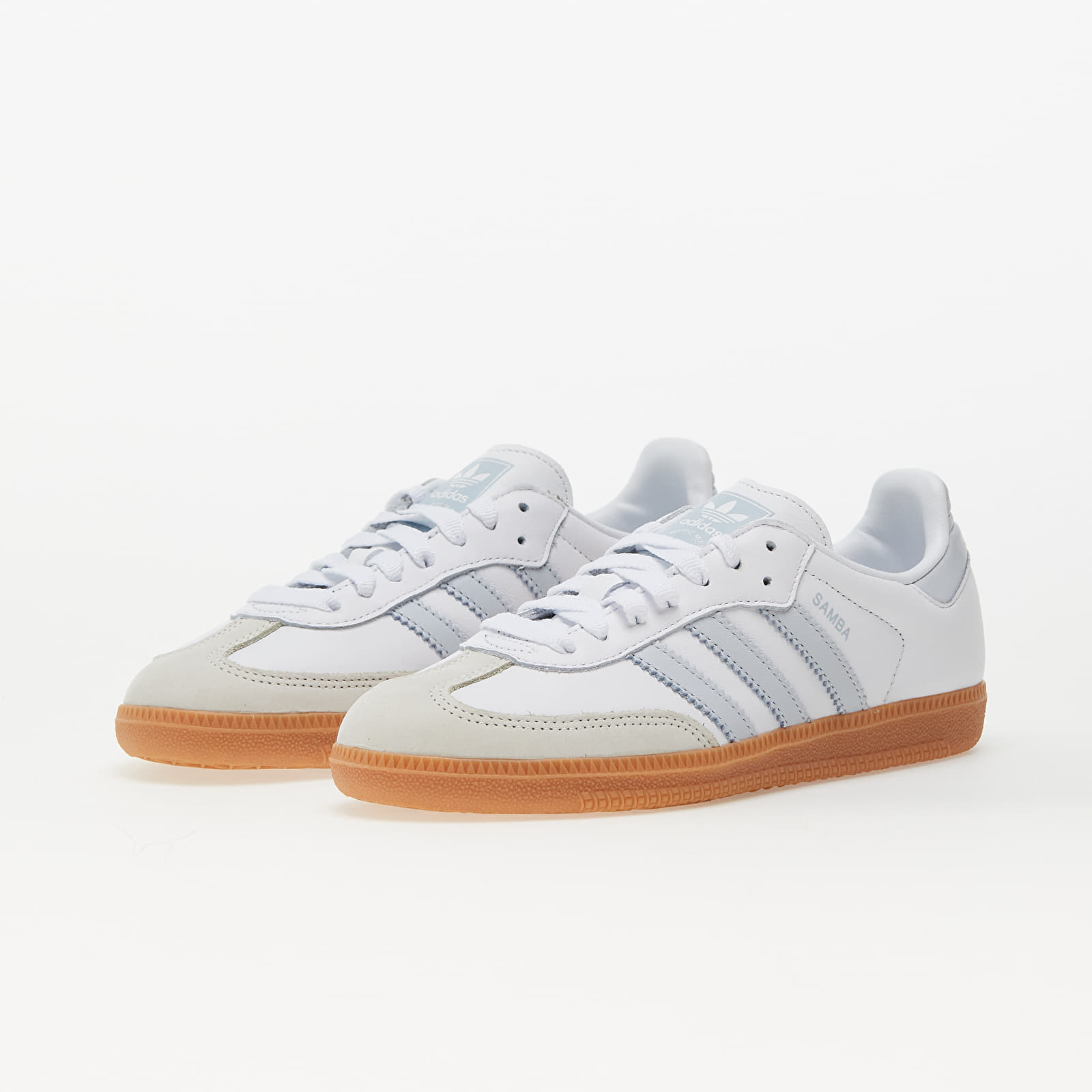 Poze adidas Samba Og W Ftw White/ Halo Blue/ Off White FootShop