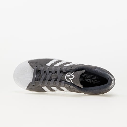 Adidas superstar grey white suede clearance
