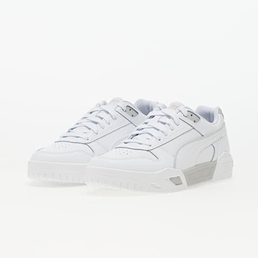 Mens white puma shoes clearance