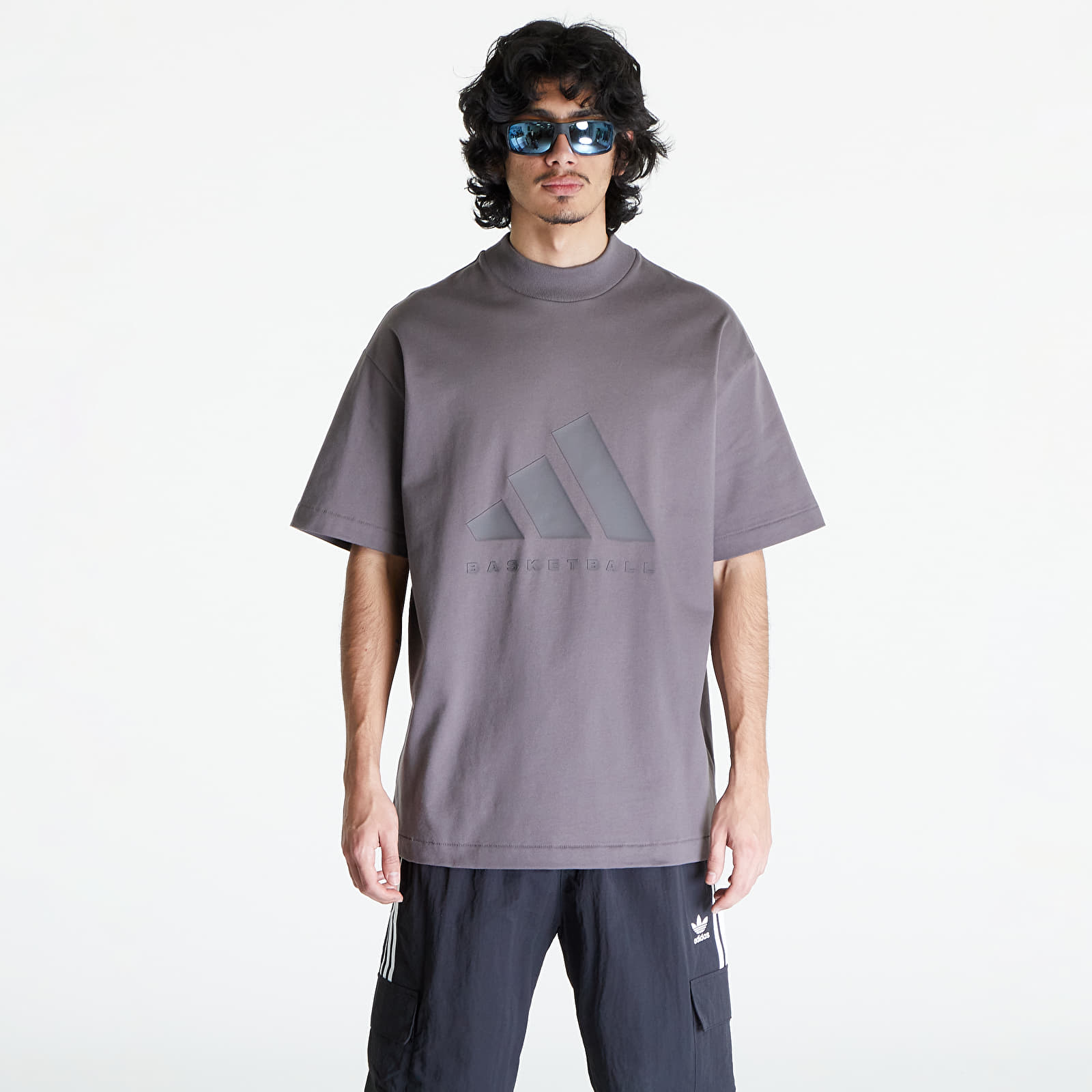 Тениски adidas Basketball Tee UNISEX Charcoal