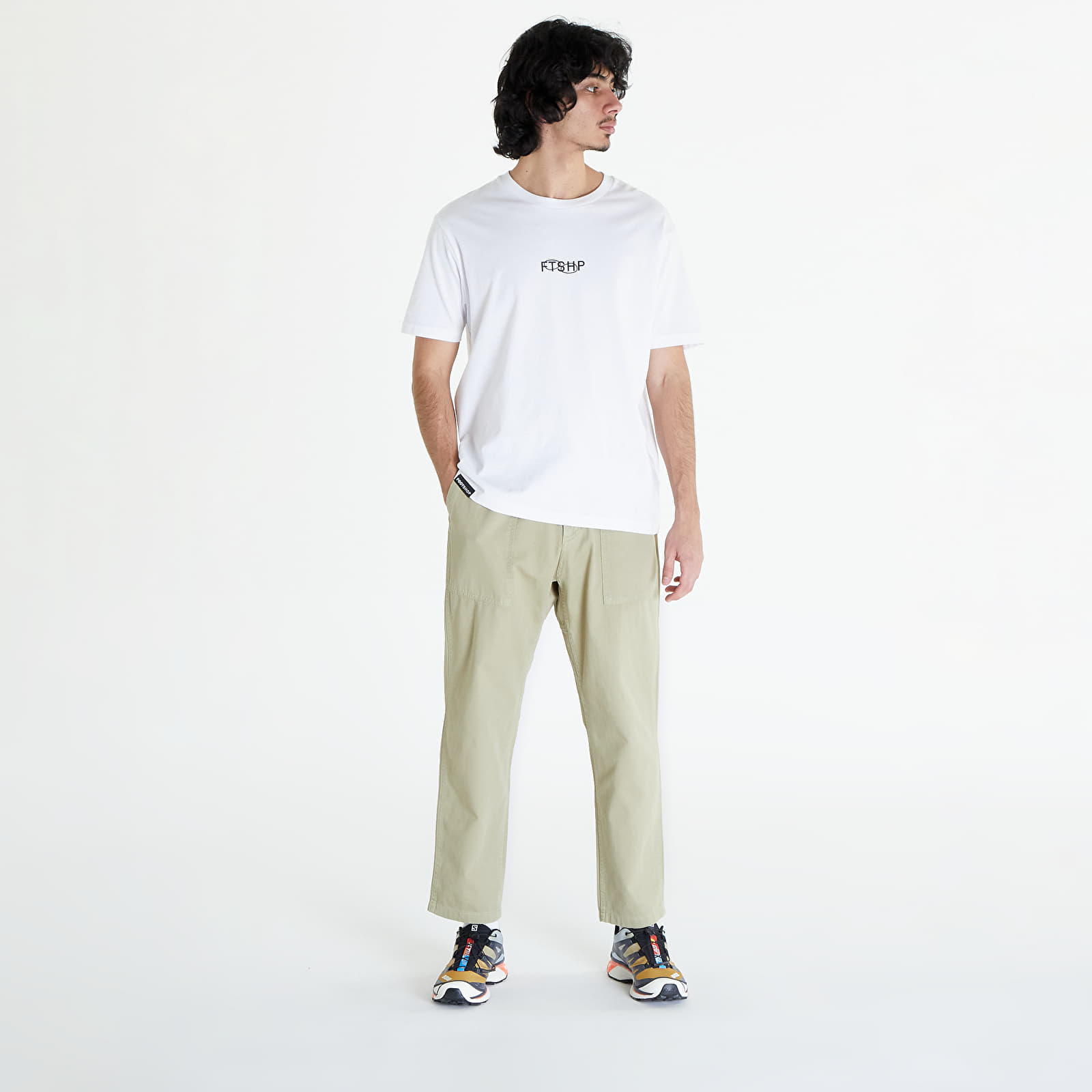 Nadrágok Gramicci Loose Tapered Ridge Pant UNISEX Faded Olive