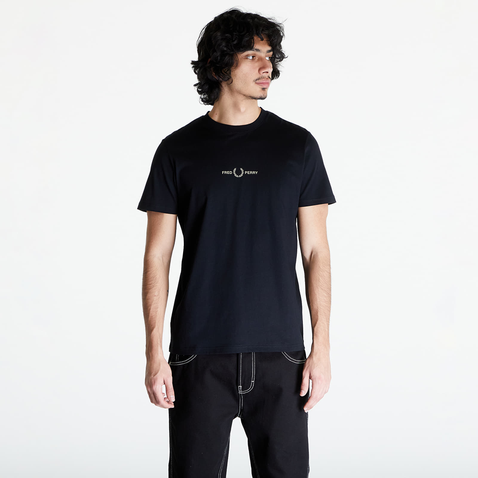 Тениски FRED PERRY Graphic Print T-Shirt Black