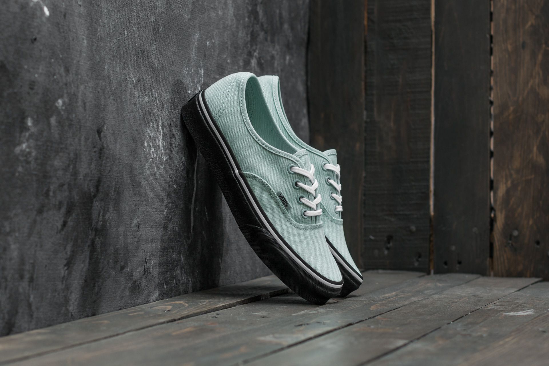 Mint and gray outlet vans