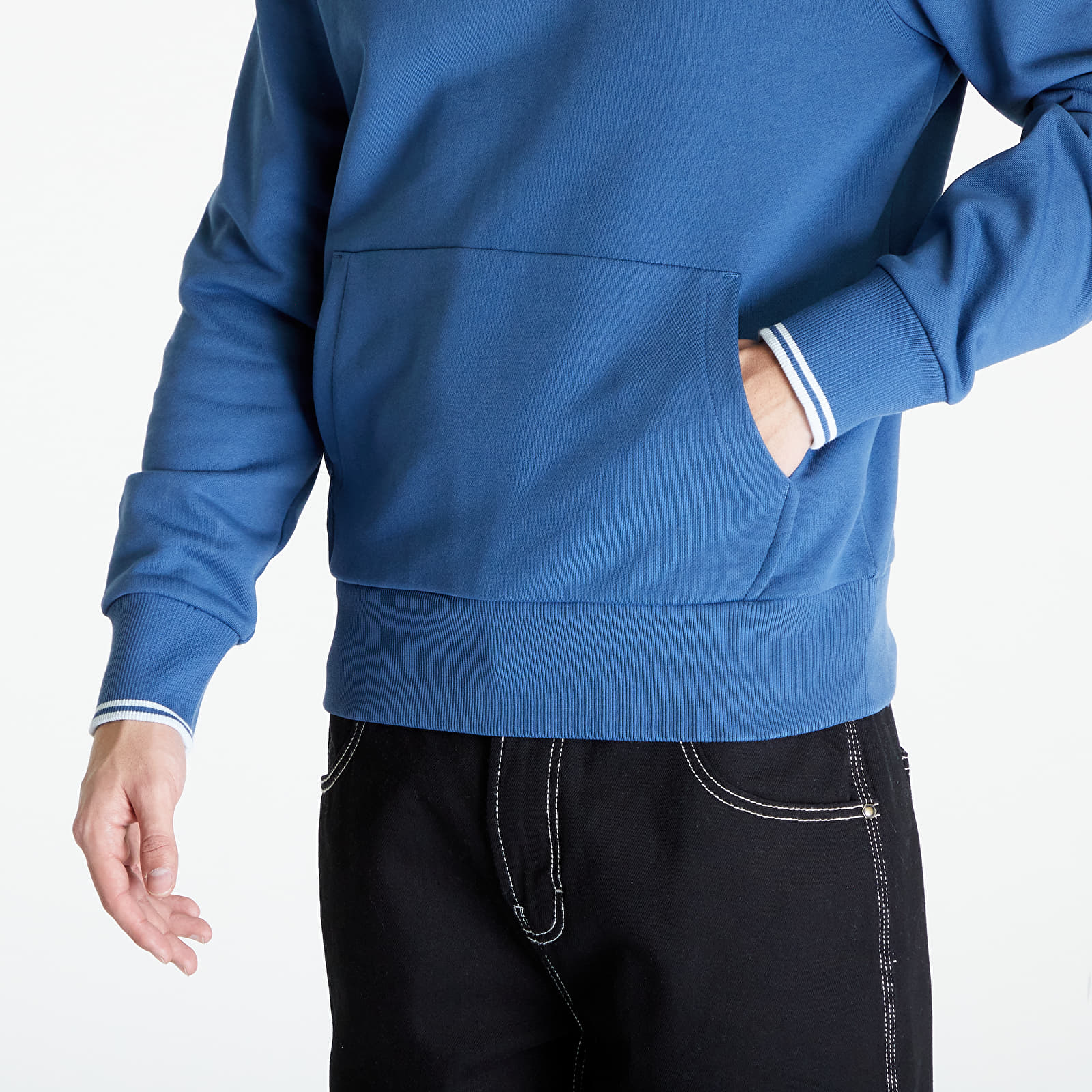 Hettegensere og sweatshirts FRED PERRY Tipped Hooded Sweatshirt Midnight Blue/ Lghice