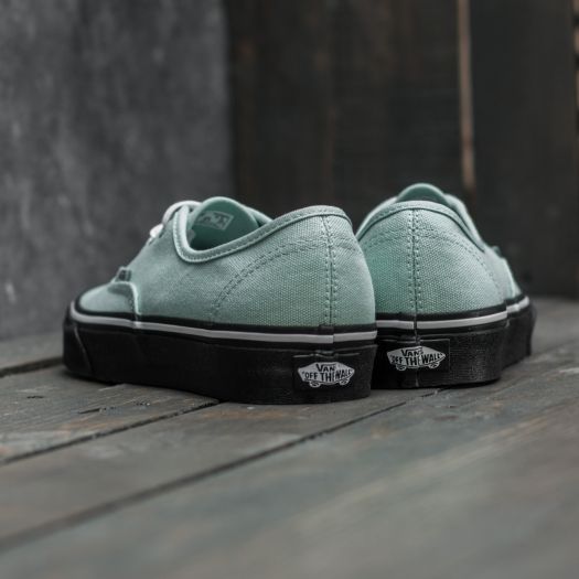 Vans Authentic Black Outsole Harbor Grey True White Footshop