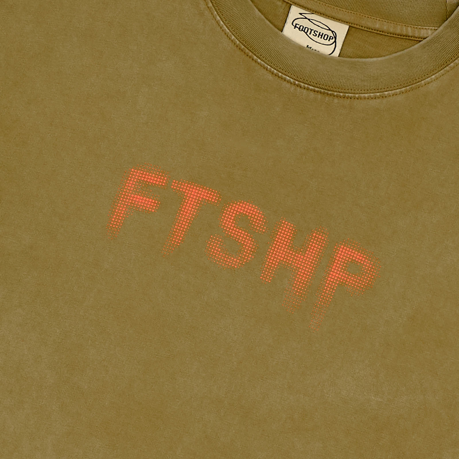 Trička FTSHP Halftone T-Shirt UNISEX Khaki