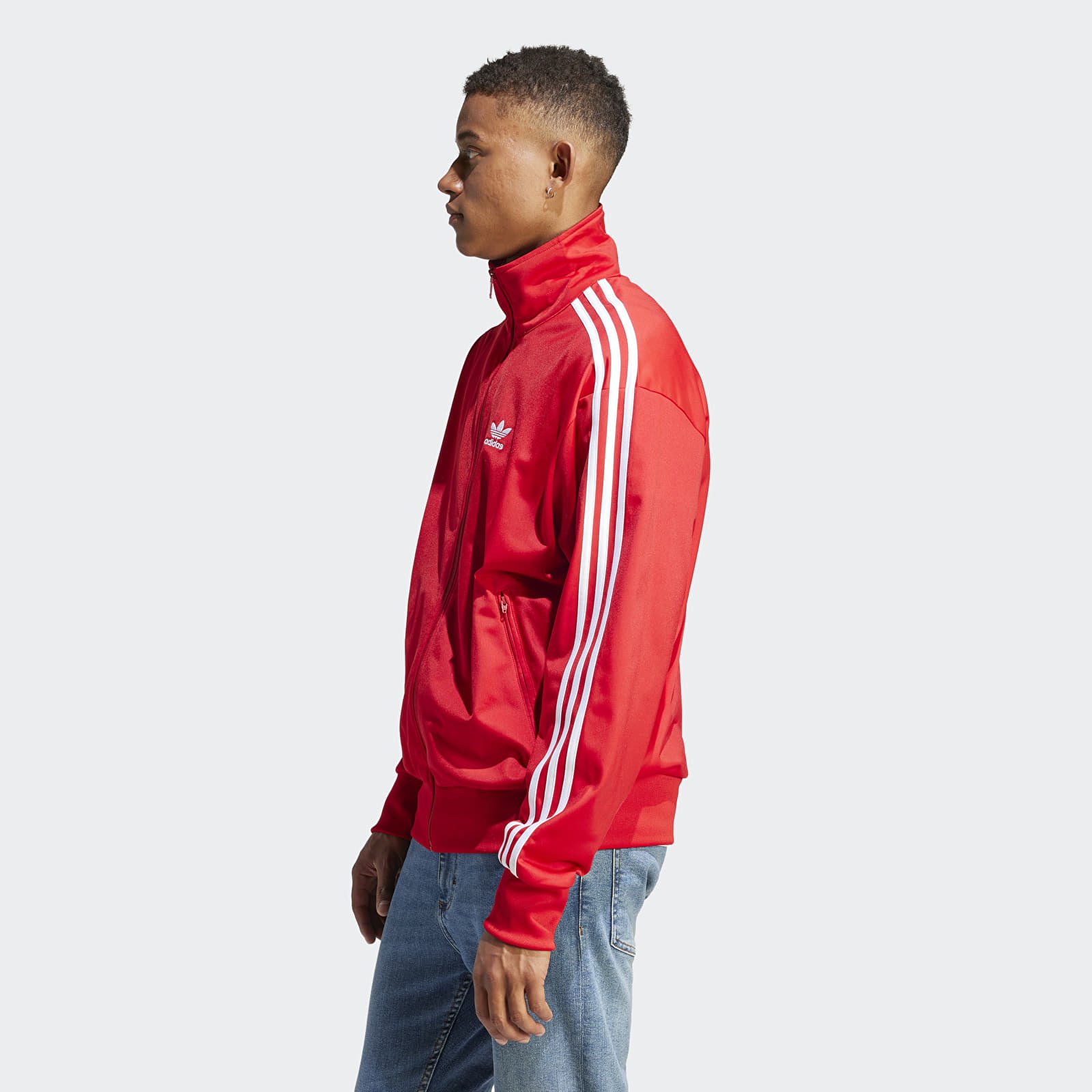 Geci adidas Fbird Track Top Better Scarlet/ White