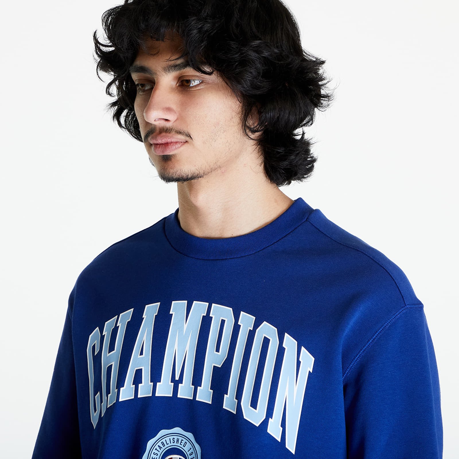 Худі та реглани Champion Crewneck Sweatshirt Dark Blue