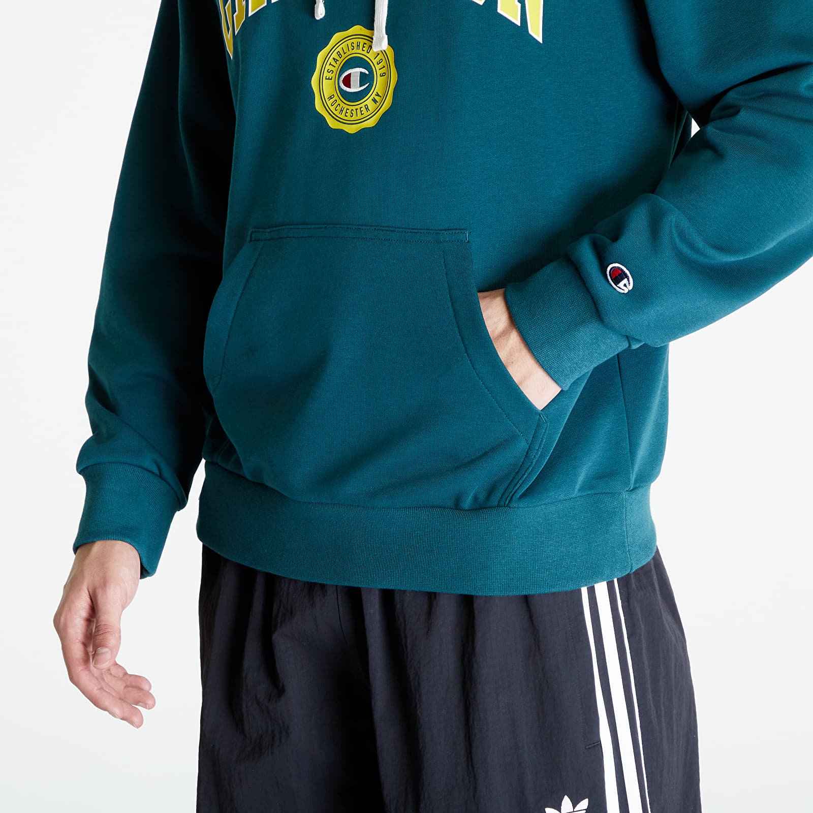 Hættetrøjer og sweatshirts Champion Hooded Sweatshirt Green