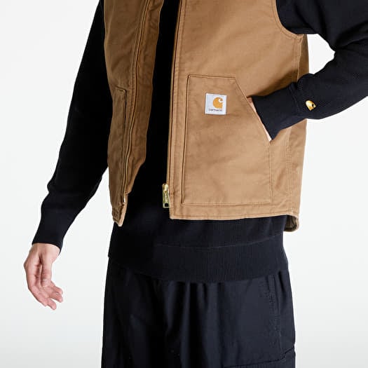Vests Carhartt WIP Classic Vest UNISEX Hamilton Brown Rinsed