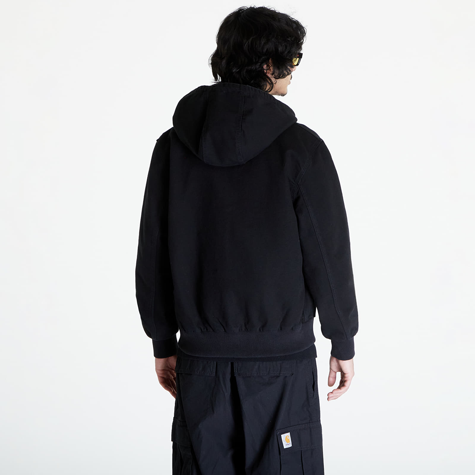 Geci Carhartt WIP Active Jacket UNISEX Black Aged Canvas