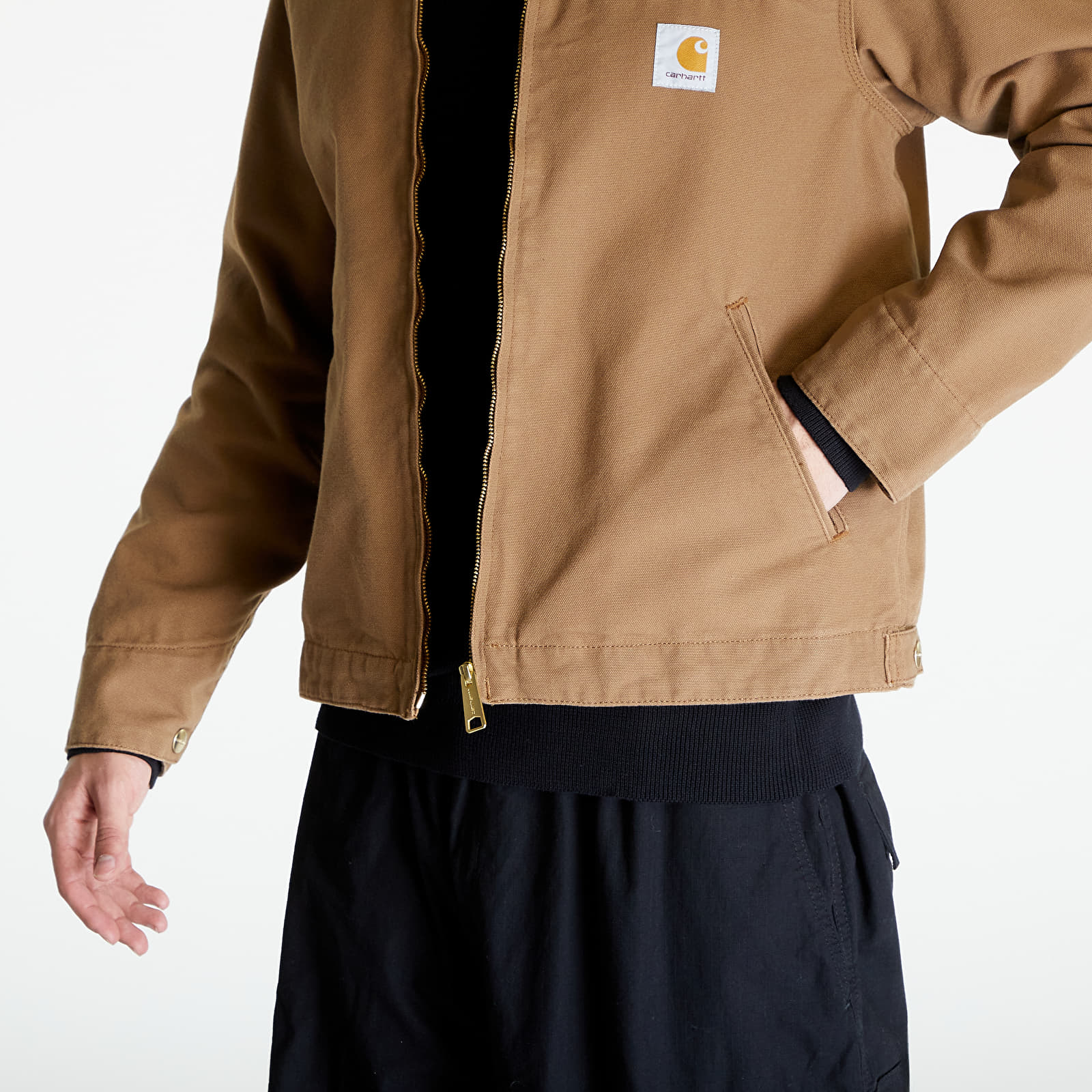 Joped Carhartt WIP Detroit Jacket UNISEX Hamilton Brown/ Tobacco Rinsed