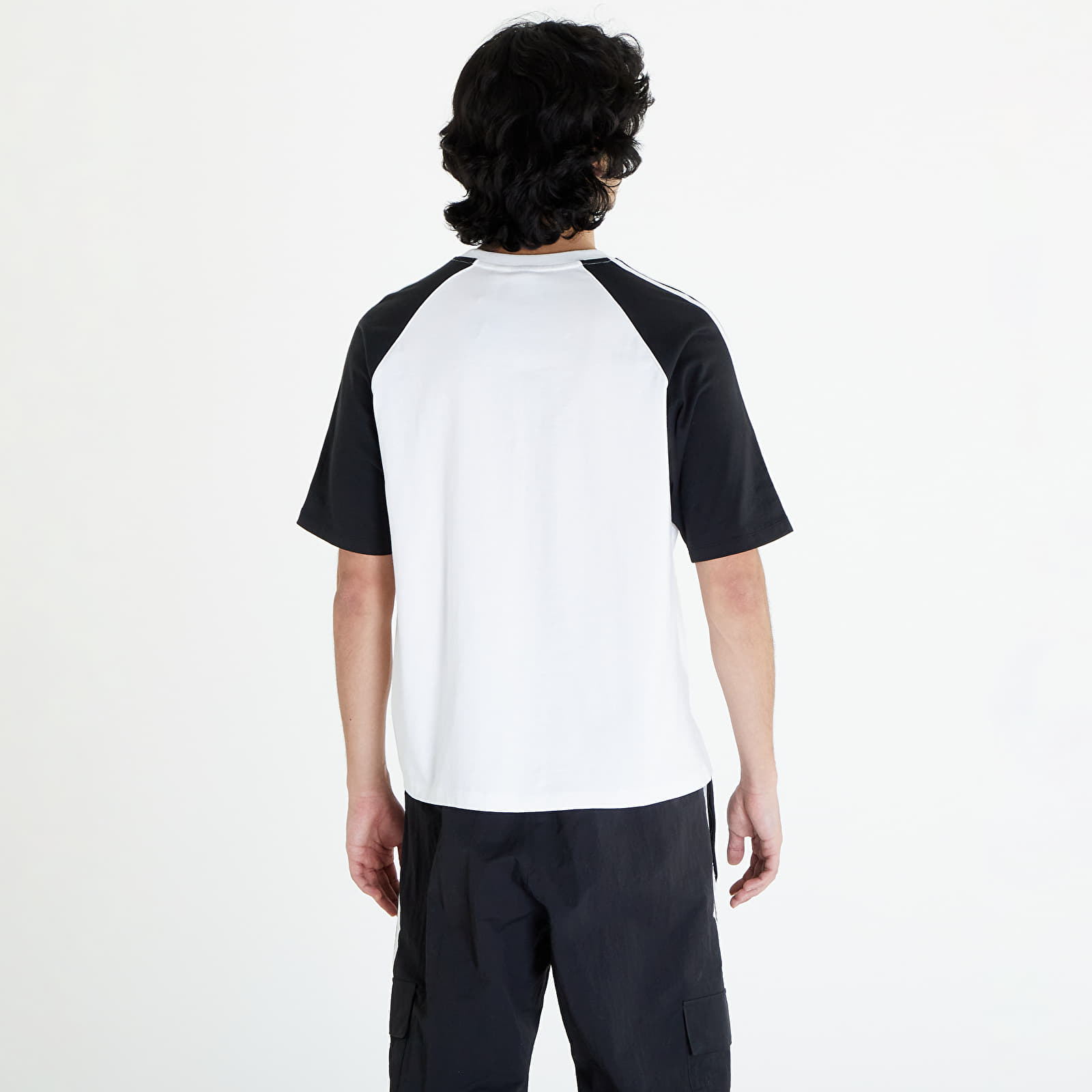 T-shirts adidas Blocked Tee Os White/ Black