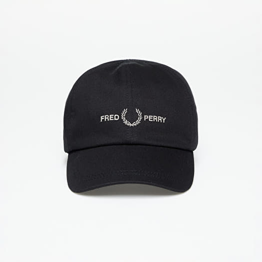 Fred perry black cap sales