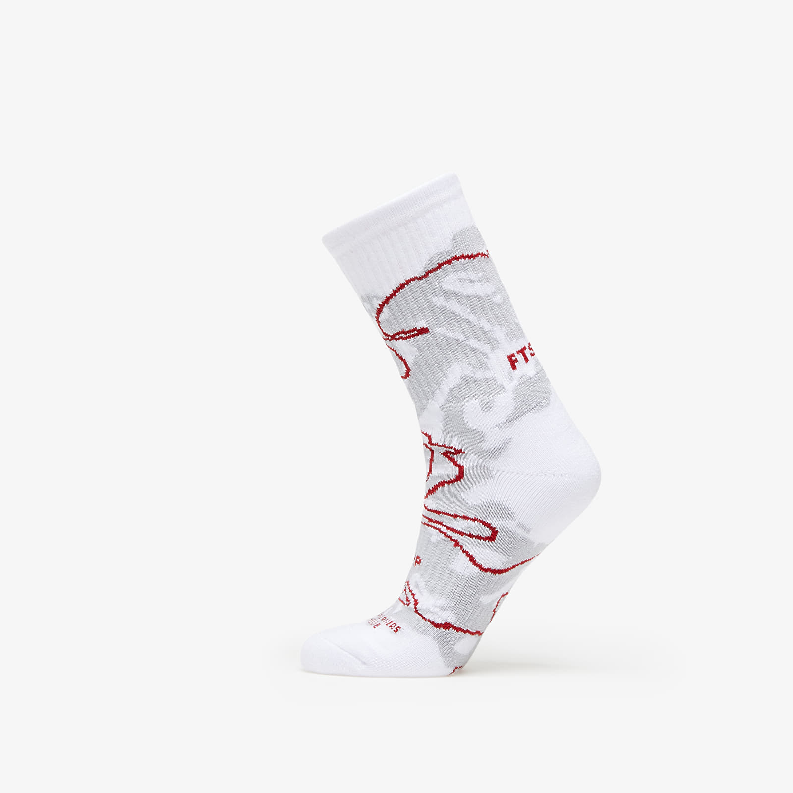 Ponožky Footshop The More Basketball Socks Grey/ Wine