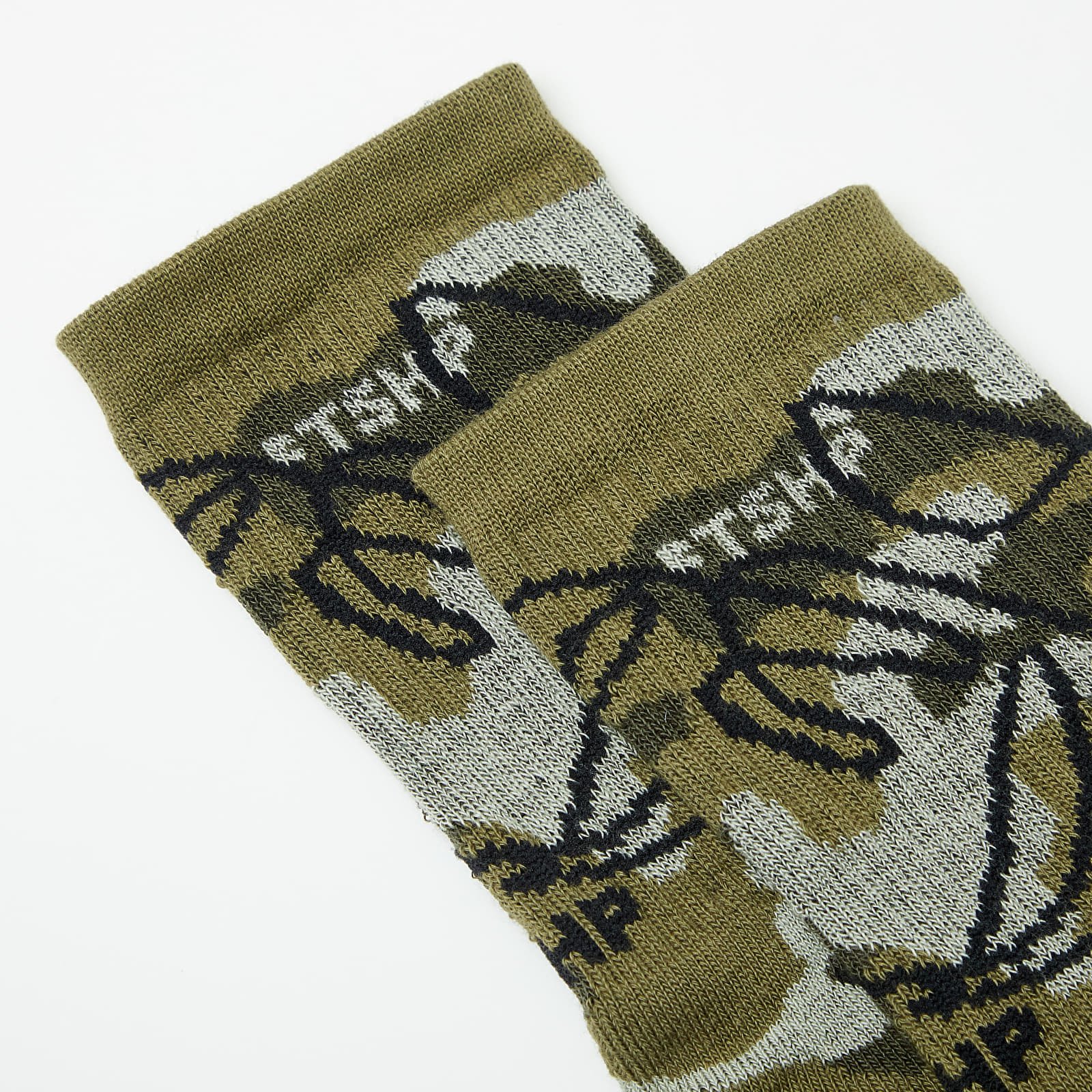 Socks Footshop The Basketball Socks Olive Camo