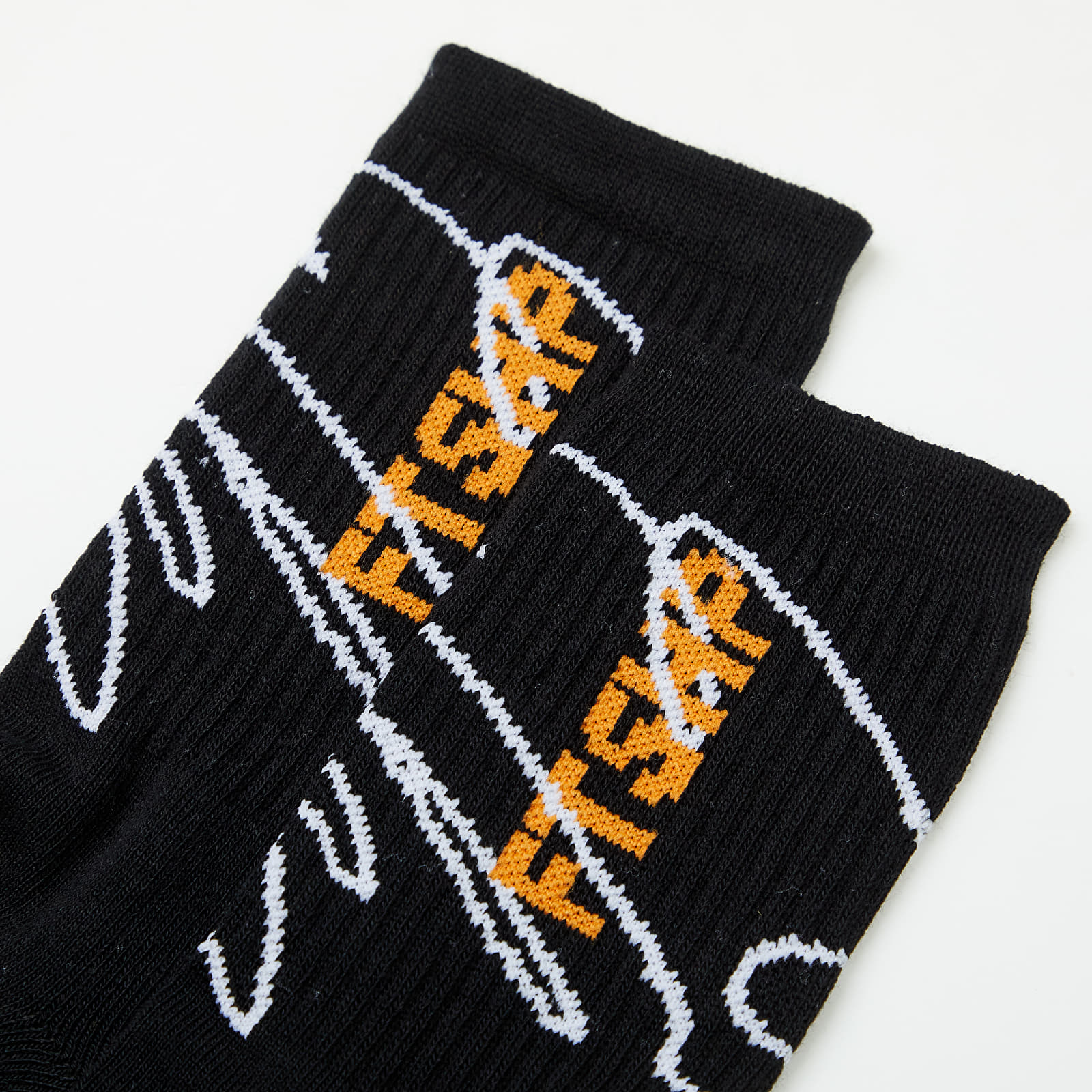 Socks Footshop The Skateboard Socks Black/ Orange