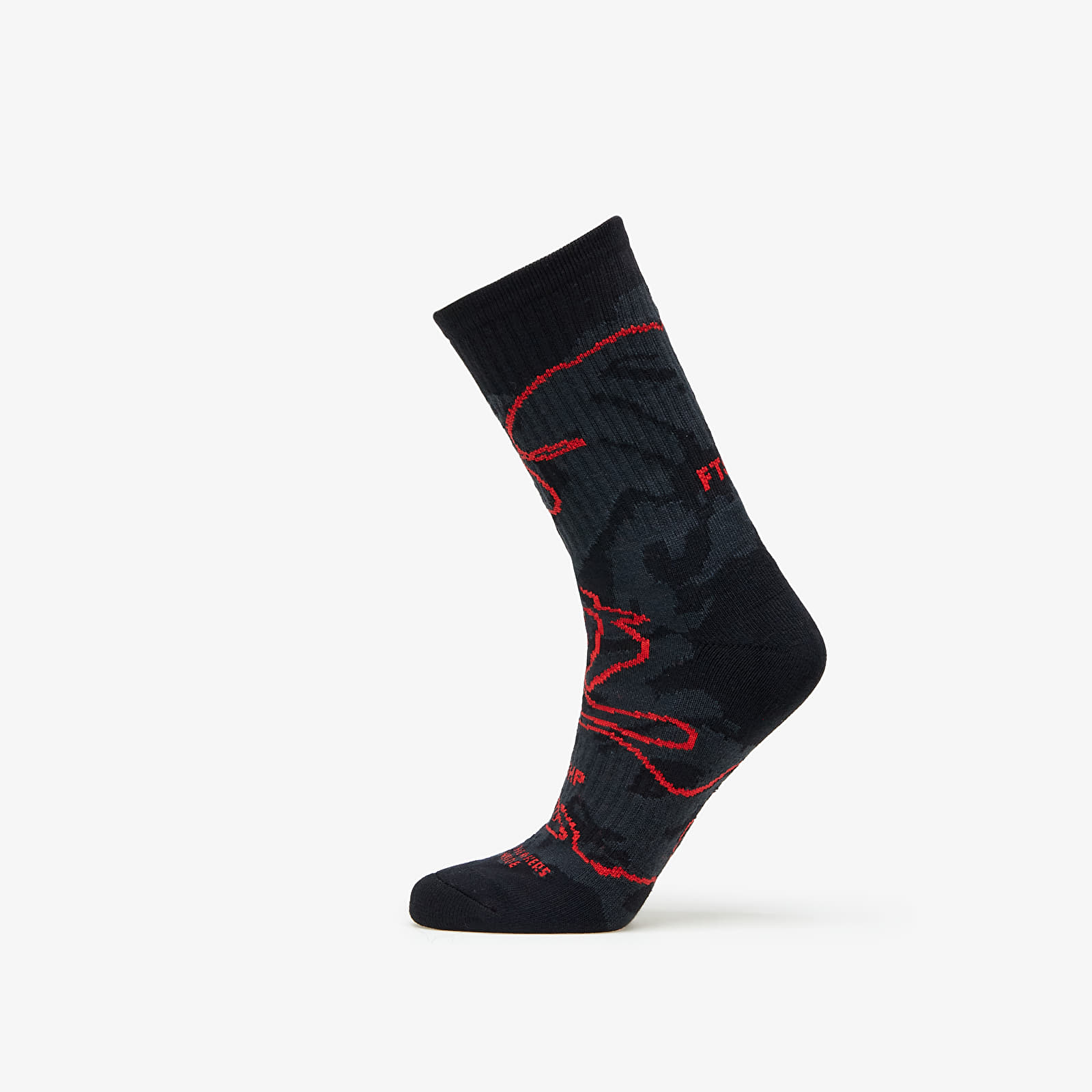 Ponožky Footshop The More Basketball Socks Black/ Red