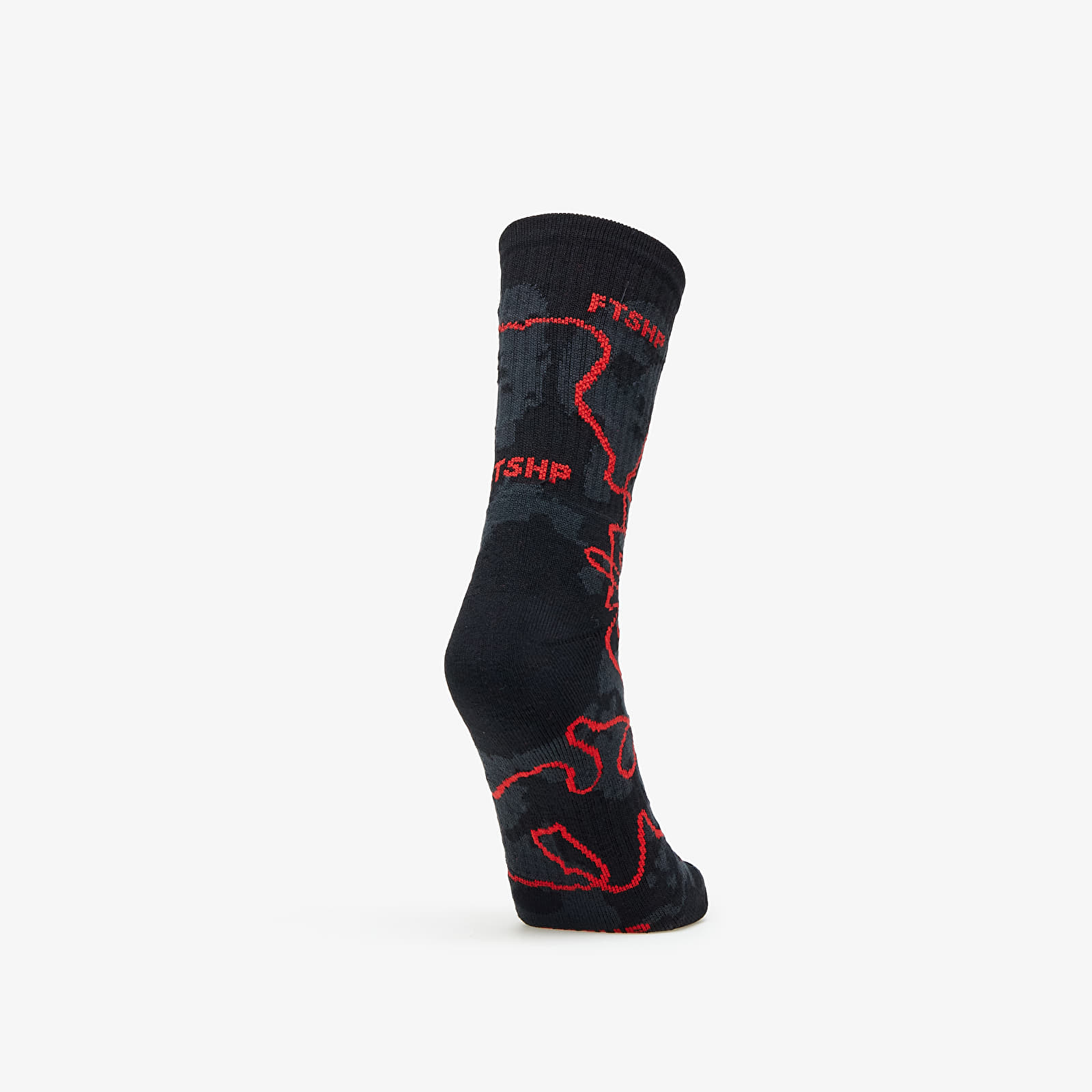 Чорапи Footshop The More Basketball Socks Black/ Red