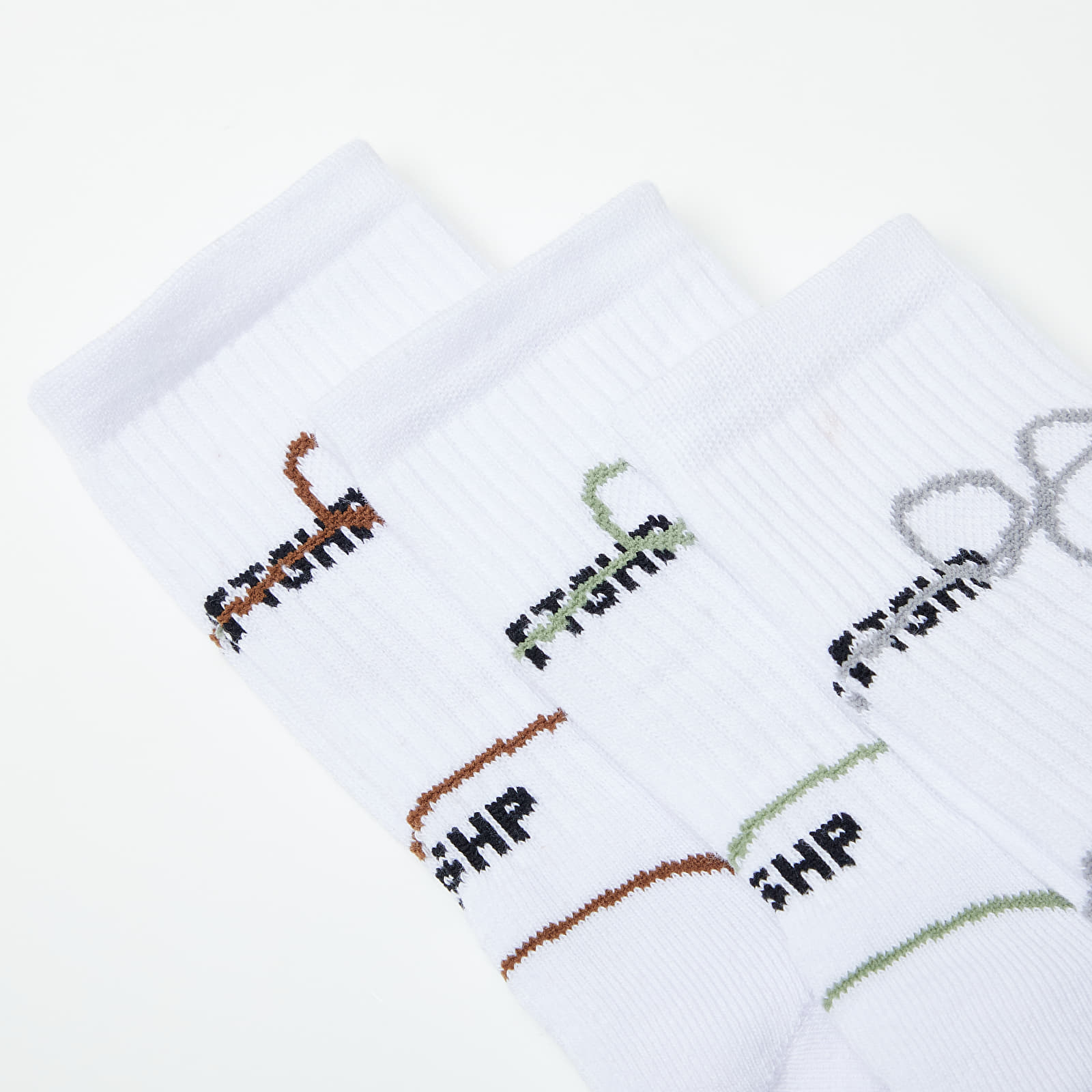 Socks Footshop The Bubble Socks 3-Pack Multicolour