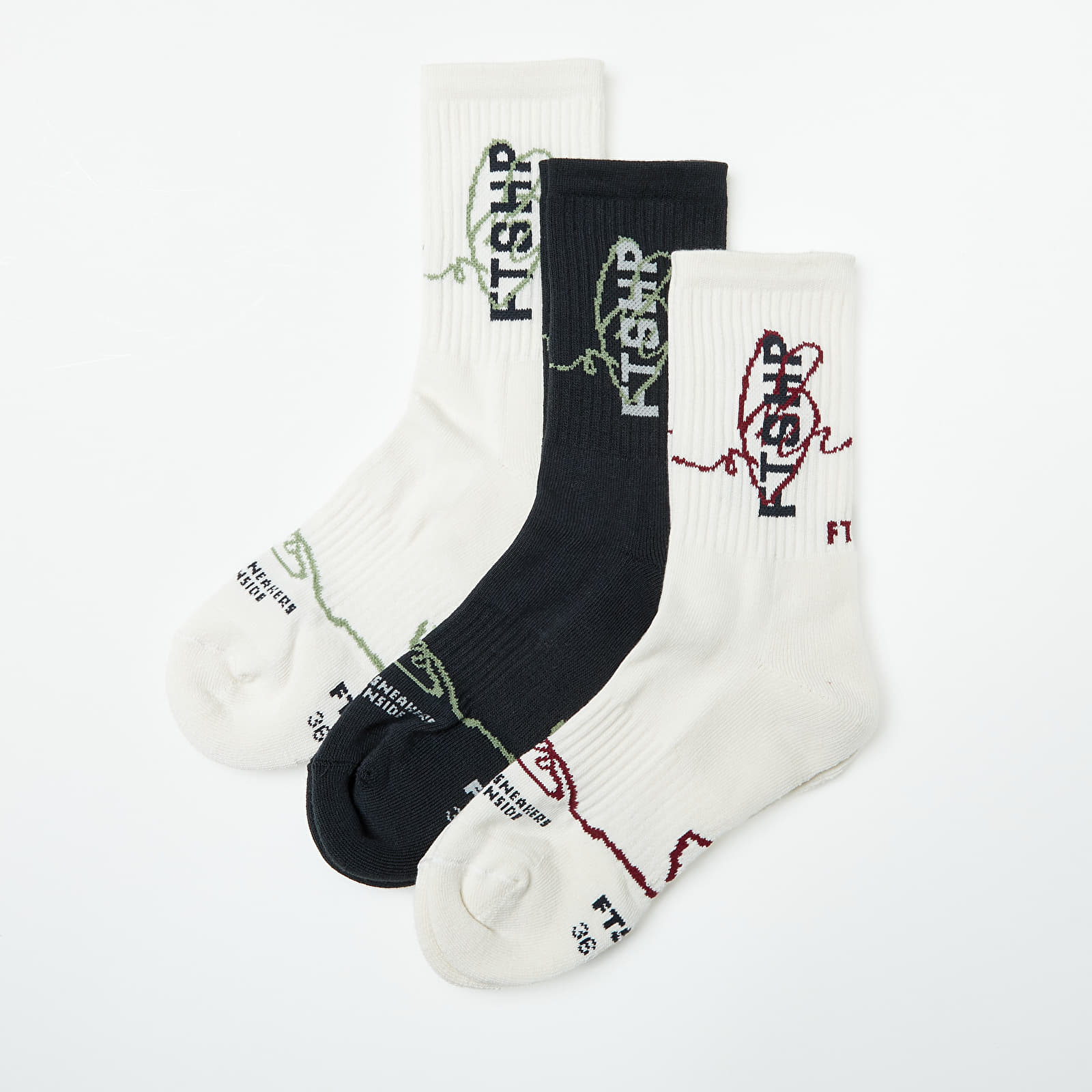 Socken Footshop The Everyday Socks 3-Pack Multicolour