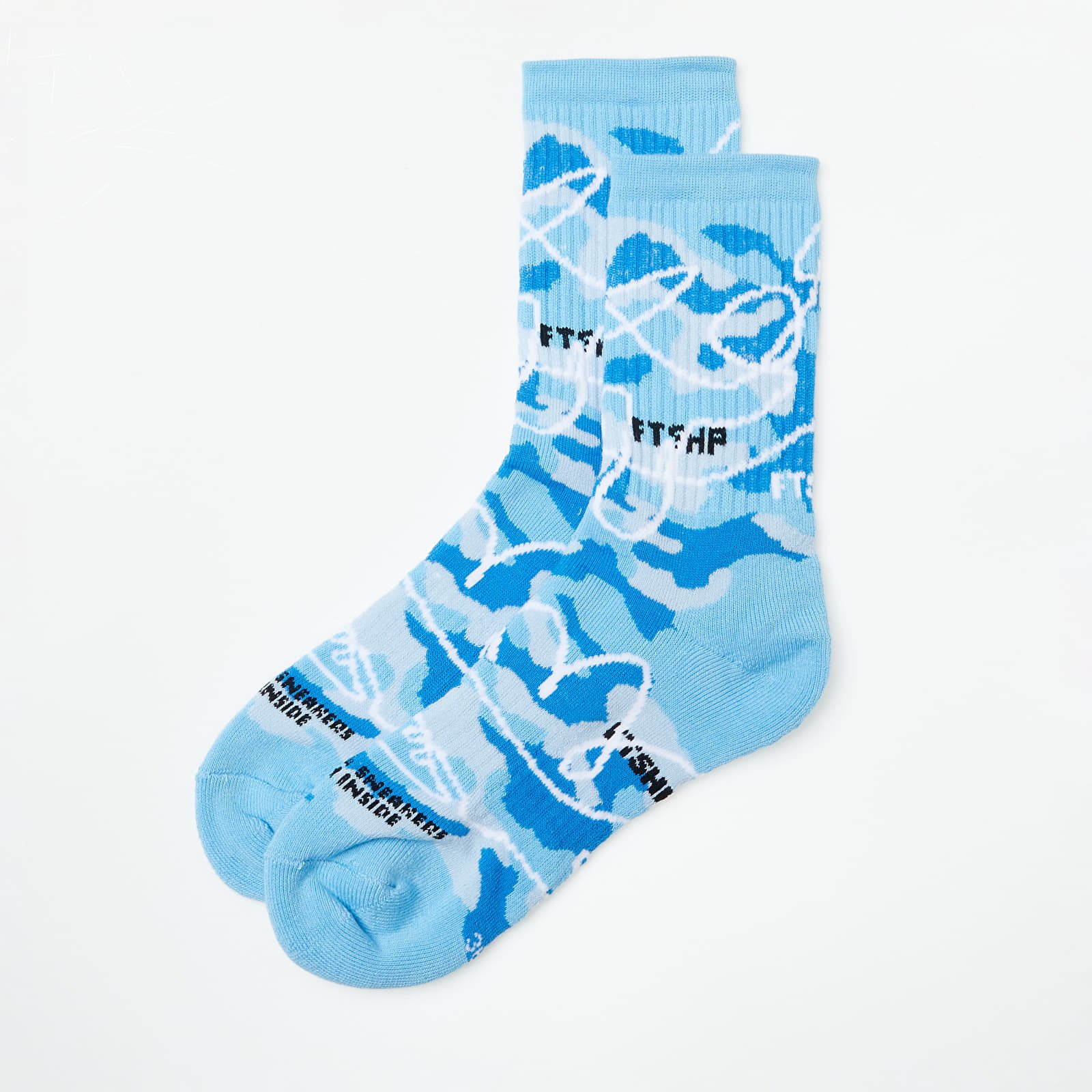 Socks Footshop The Basketball Socks Blue Camo
