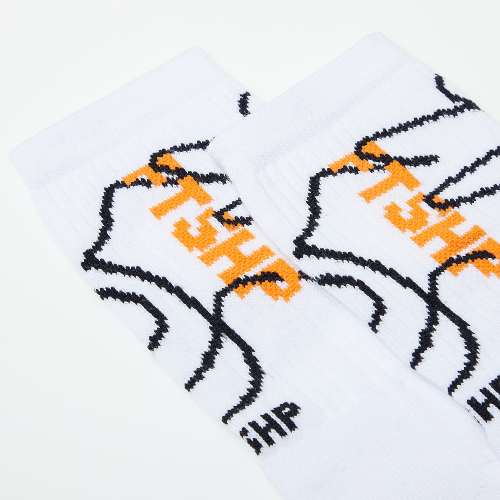 Socks Footshop The Skateboard Socks White/ Orange